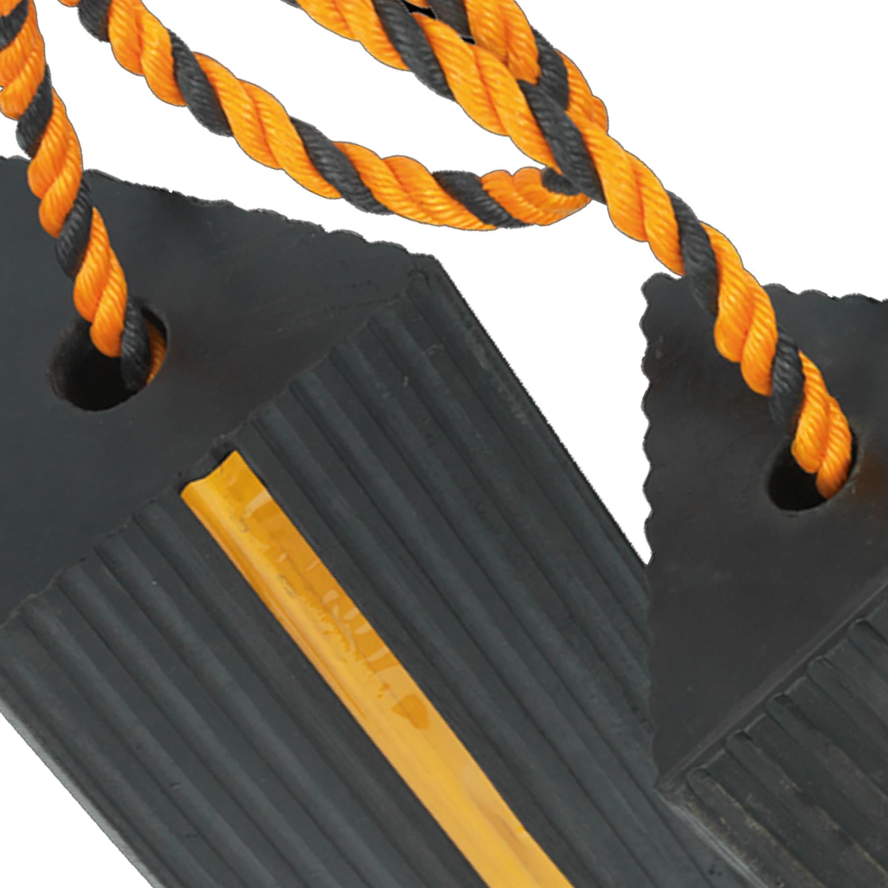 Sealey Heavy-Duty Rubber Wheel Chocks - Pair