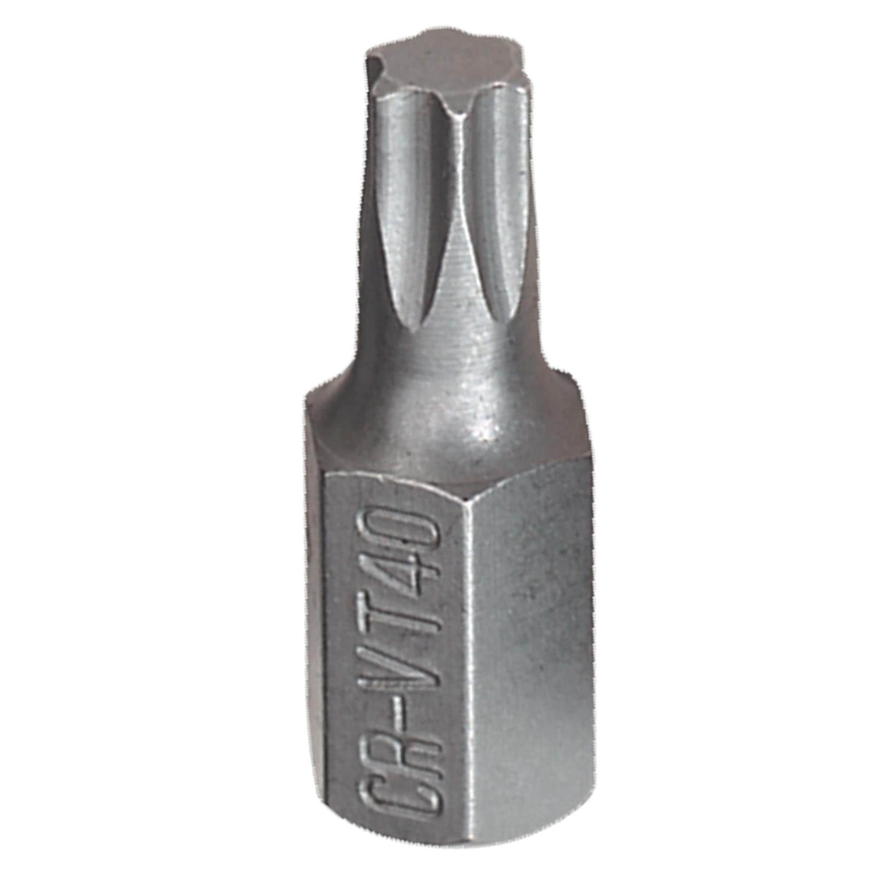 Sealey TRX-Star* T40 Bit Short Pack of 5 Chrome Vanadium