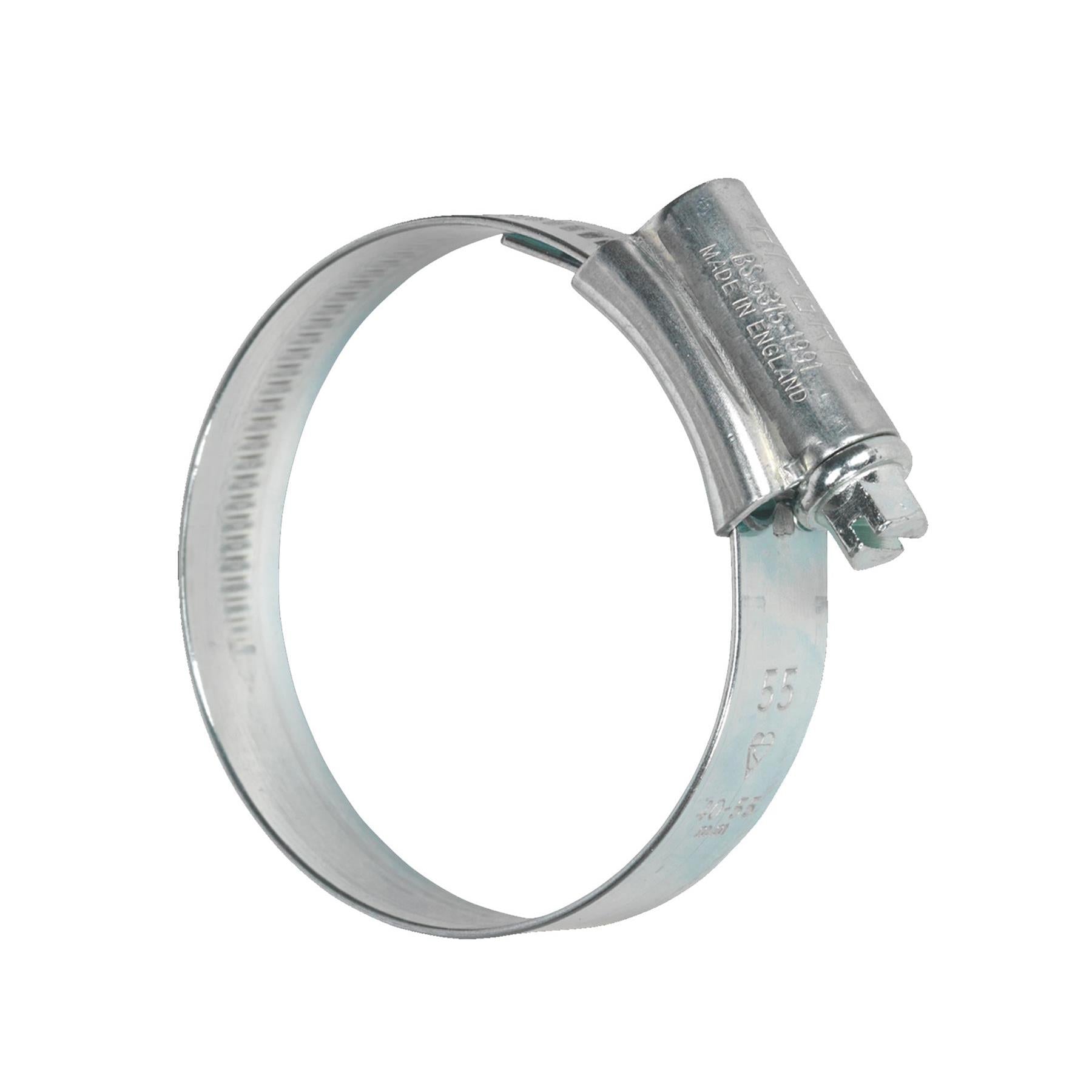 Sealey HI-GRIP Hose Clip Zinc Plated �40-55mm Pack of 20