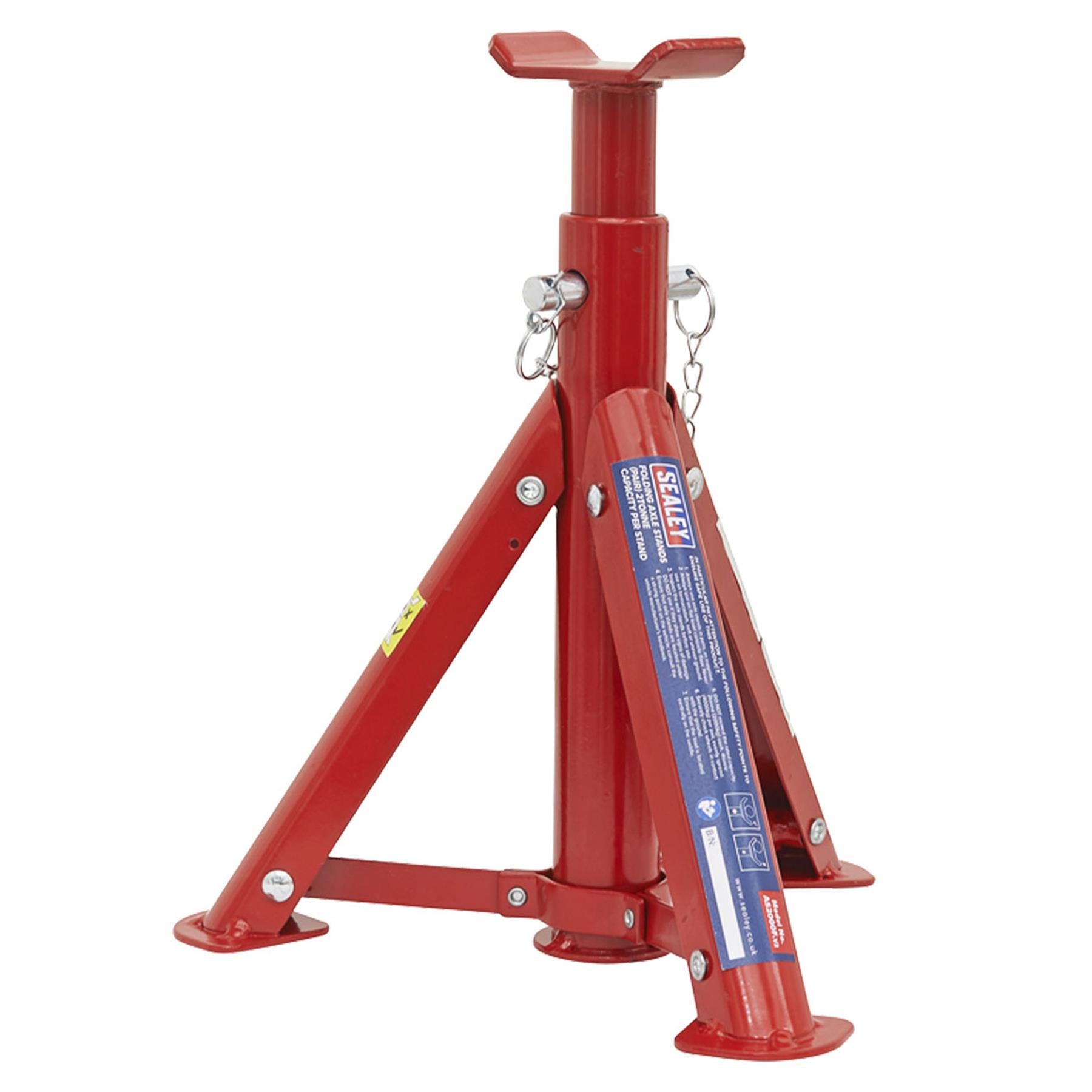 Sealey Axle Stands 2tonne Capacity Per Stand 4tonne Per Pair Tuv/Gs Axel Stand