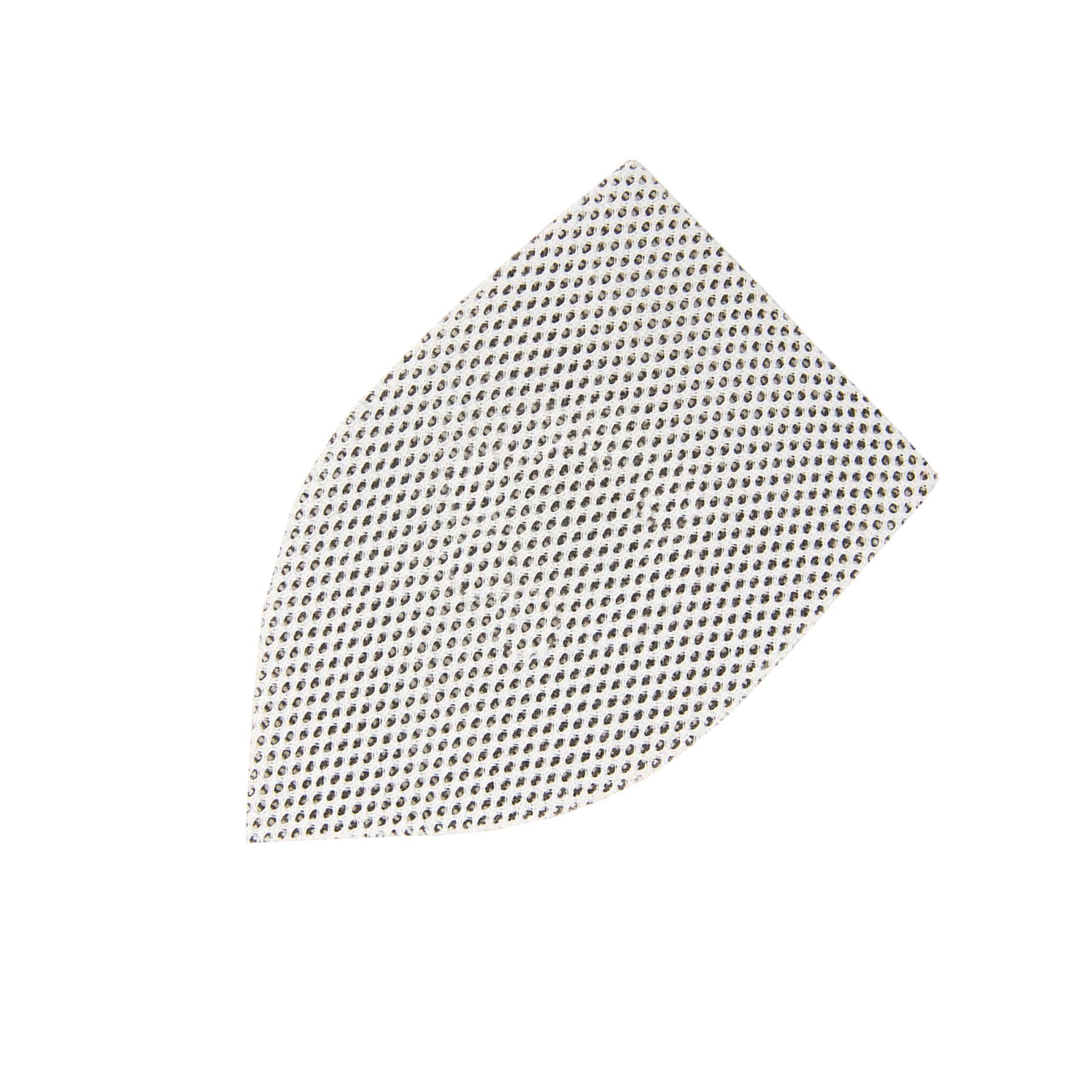 Hook & Loop Mesh Triangle Sheets 175mm X 105mm 10Pk 40 Grit Washable For Re-Use