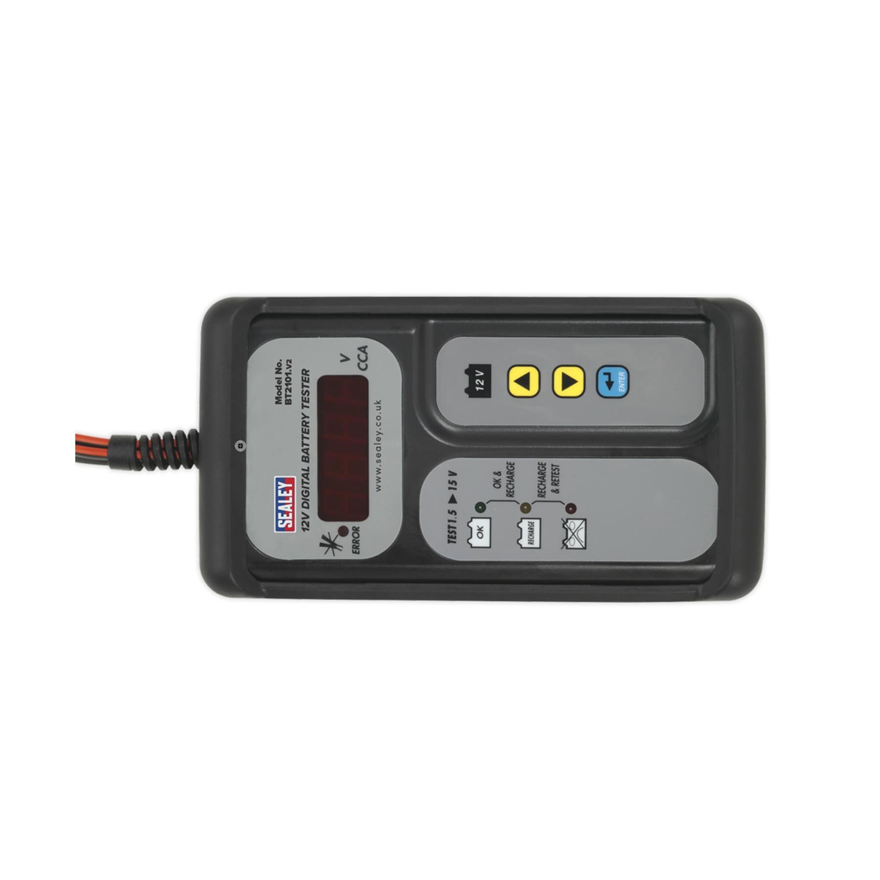 Sealey Digital Battery Tester 12V