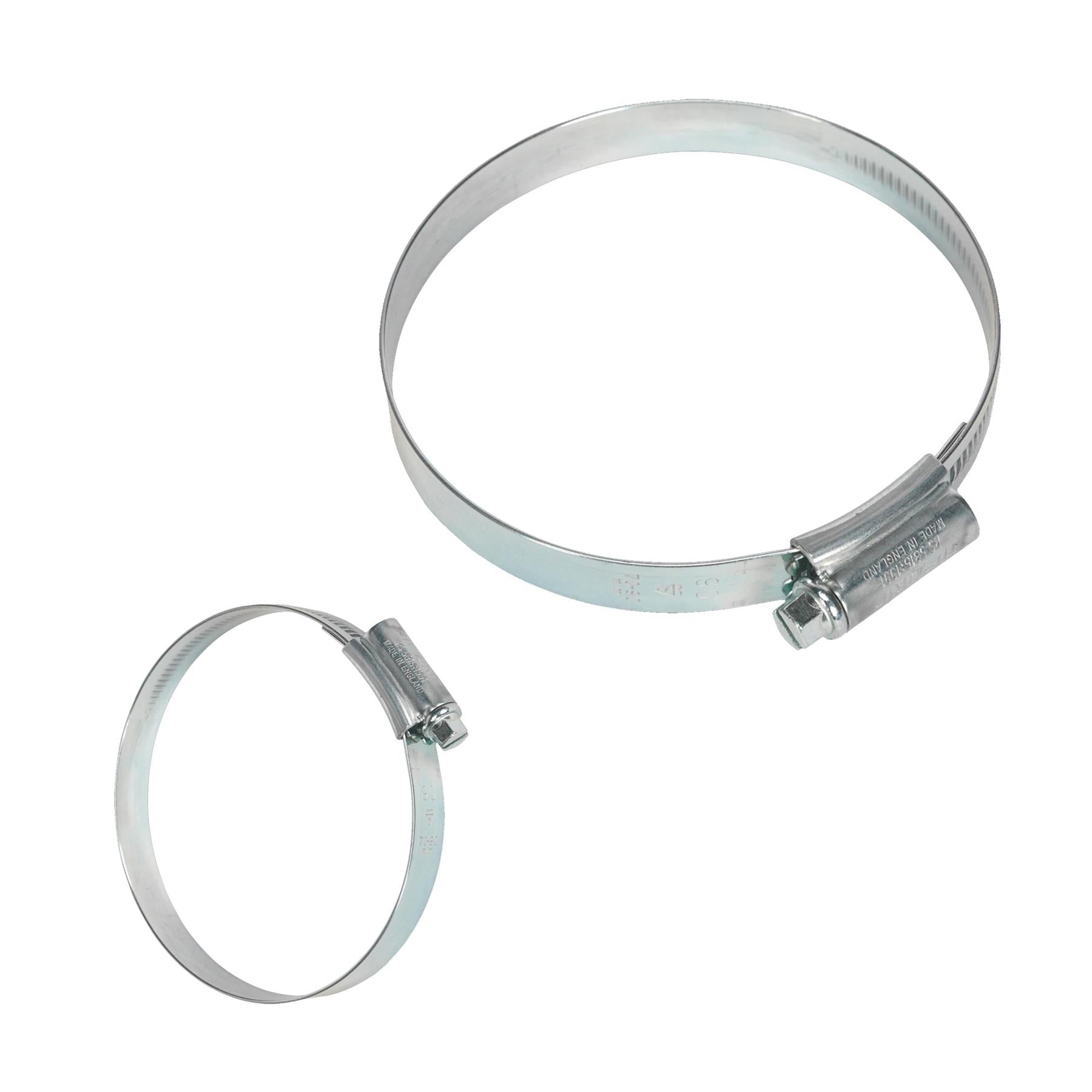 Sealey HI-GRIP Hose Clip Zinc Plated �70-90mm Pack of 10