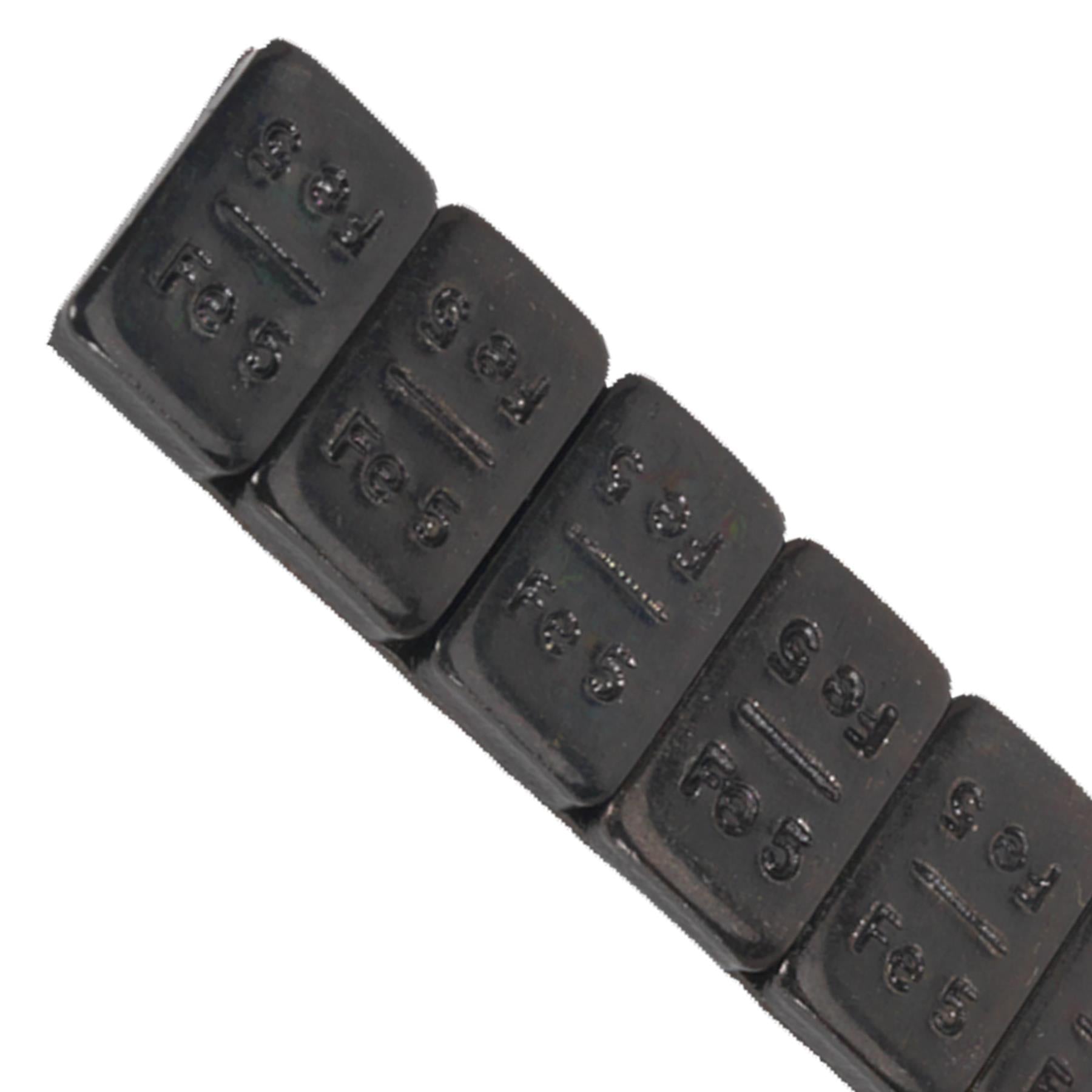 Wheel Weight 5g Adhesive Zinc Plated Steel Black Pk of 50x12 Sealey