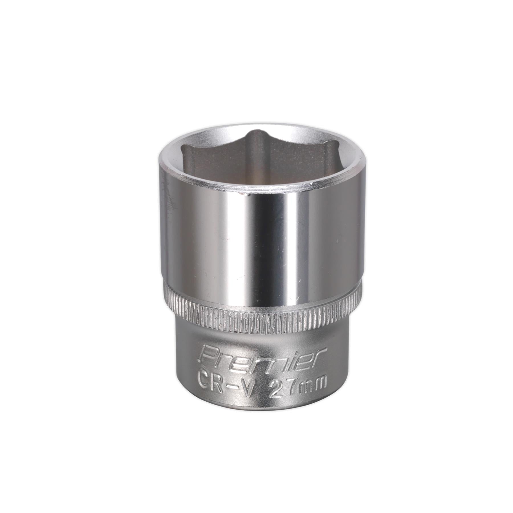 Sealey WallDrive Socket 27mm 1/2"Sq Drive