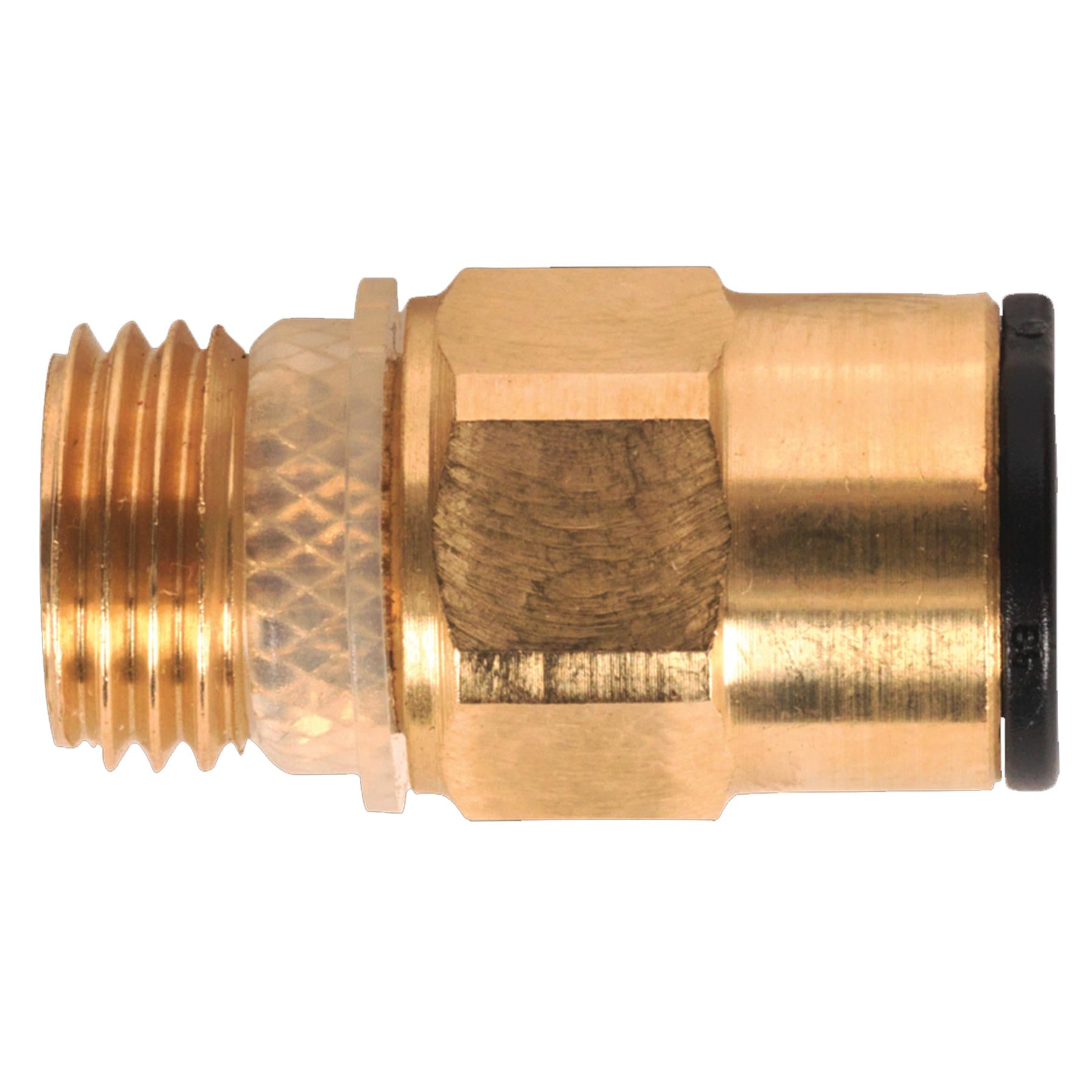 Sealey Brass SuperThread Str Adaptor 8mmx1/4"BSP Pk of 2 (RM10812)
