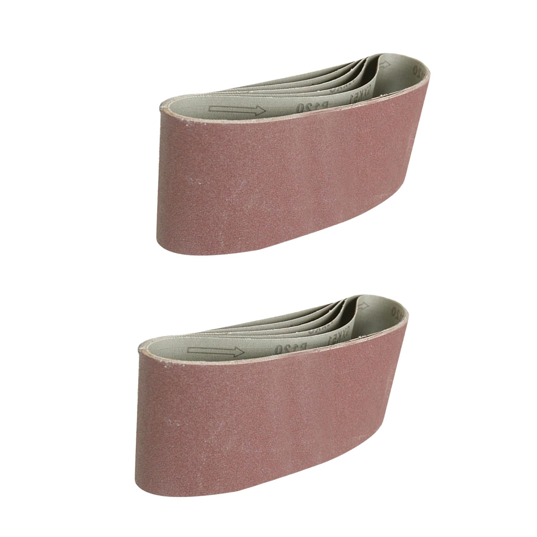 10 X New 610mm X 100mm 120 Grit Fine Sander Sanding Belts With Extra Top-Skive