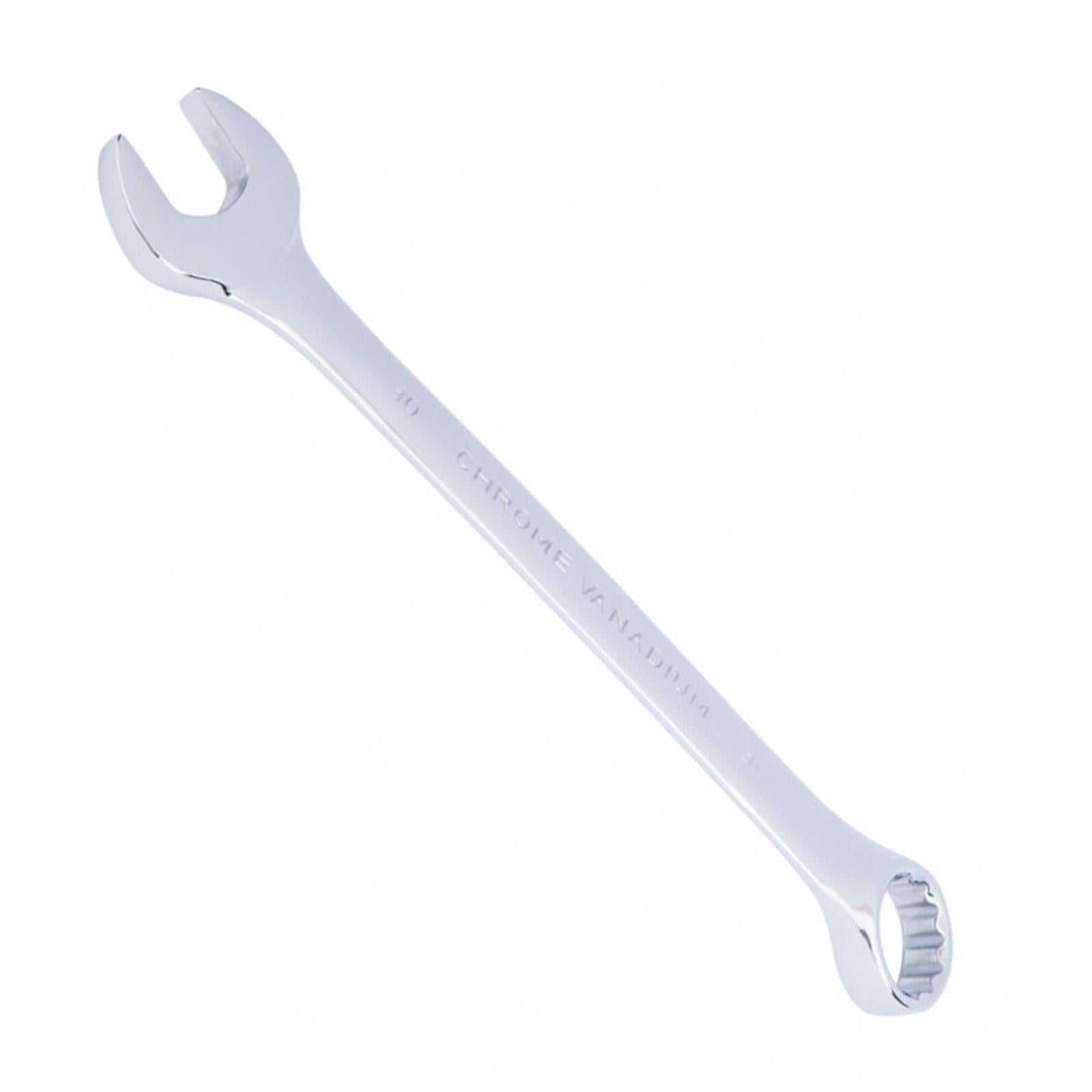 BlueSpot 30mm Fully Polished Chrome Vanadium Spanner Open Ended Head Spanner