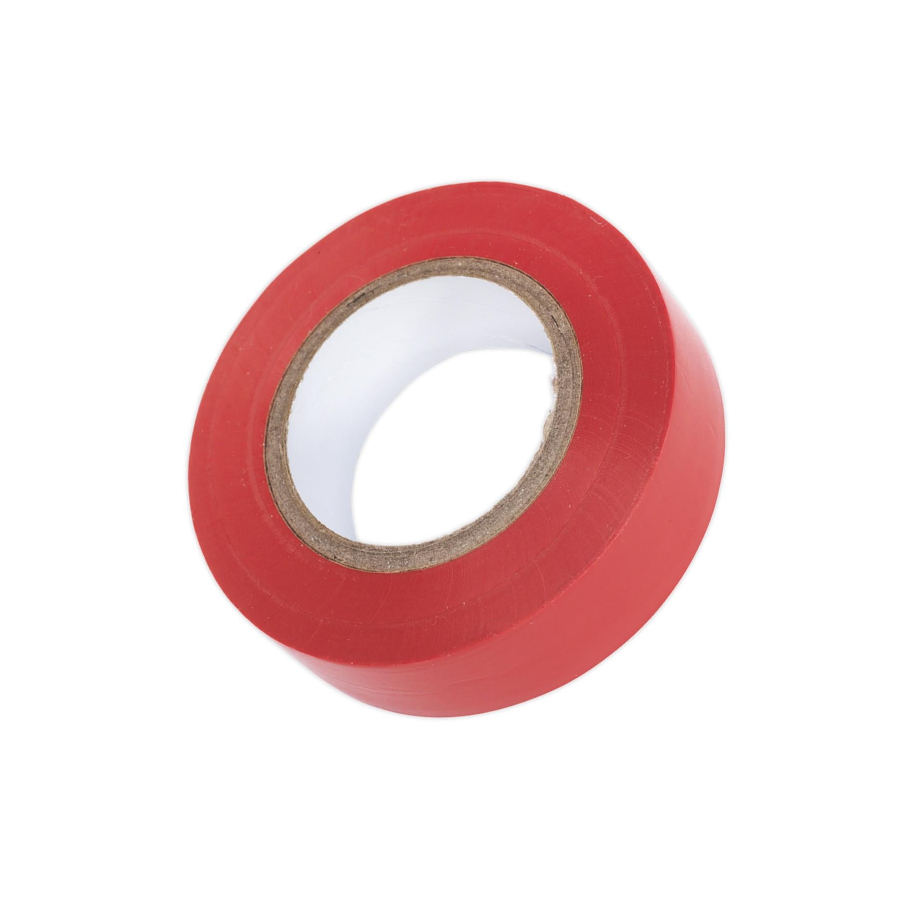 Sealey PVC Insulating Tape 19mm x 20m Red Pack of 10
