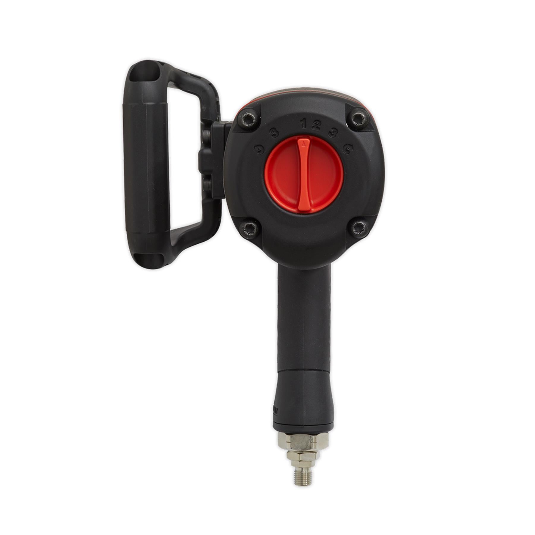 Sealey Air Impact Wrench 1"Sq Drive - Twin Hammer Lightweight Handling Heavyweight Power