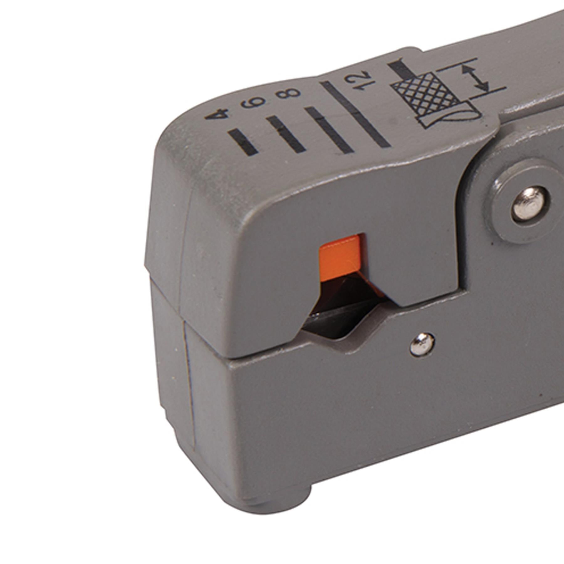 Coaxial Cable Stripper - Rg6 / 58 / 59 / 62 Adjustable Blade Depth Length 100mm
