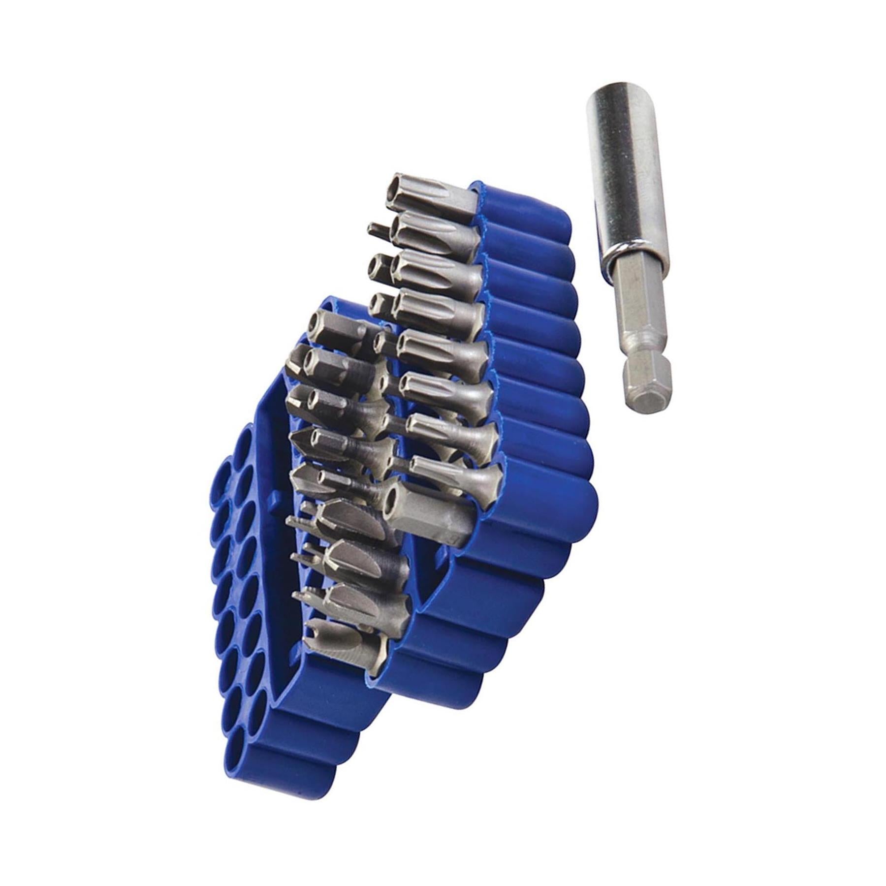 New 33Pc Security Magnetic Bit Set Screwdriver Holder Torx Hex Star