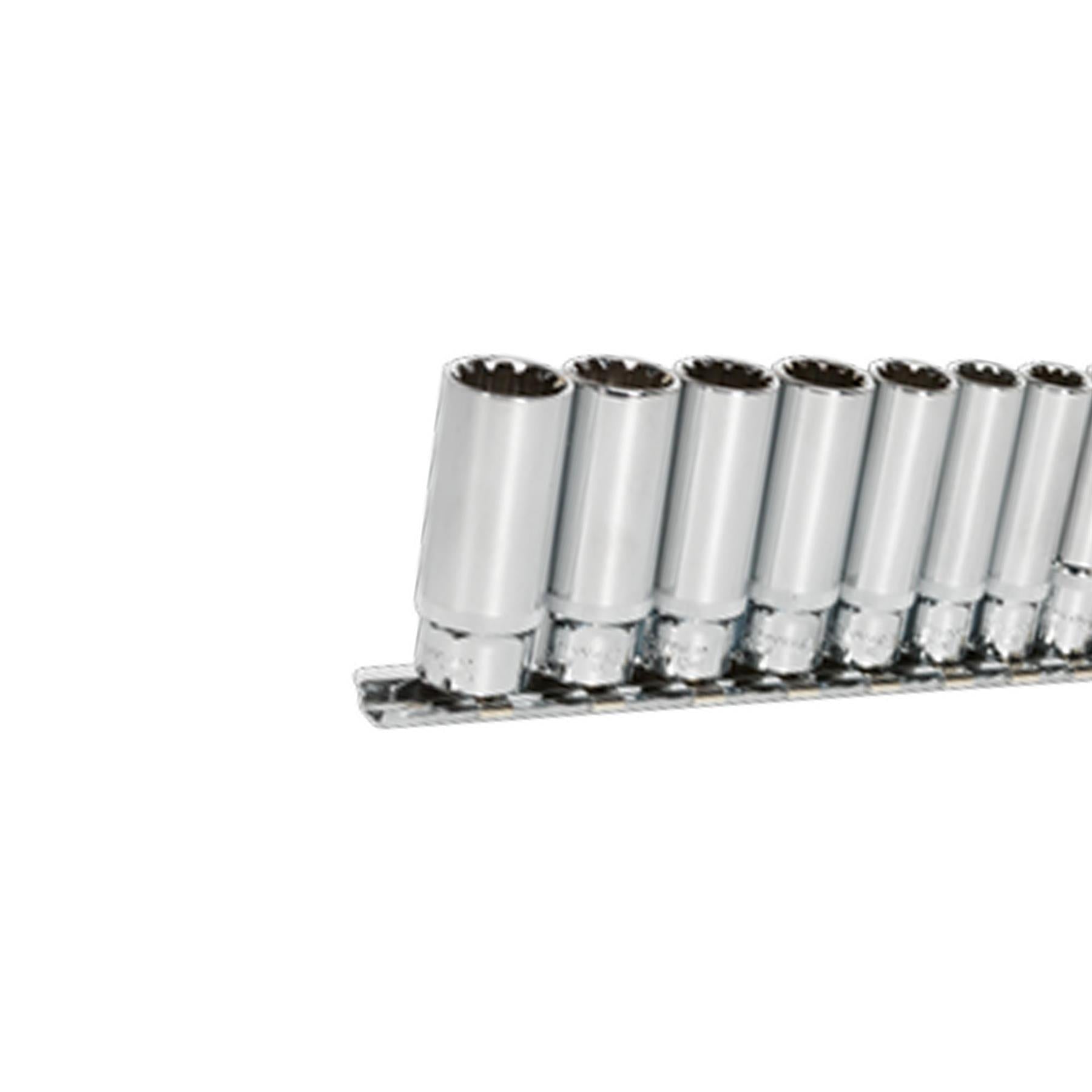 Sealey Socket Set 13pc Deep 1/4"Sq Drive Total Drive