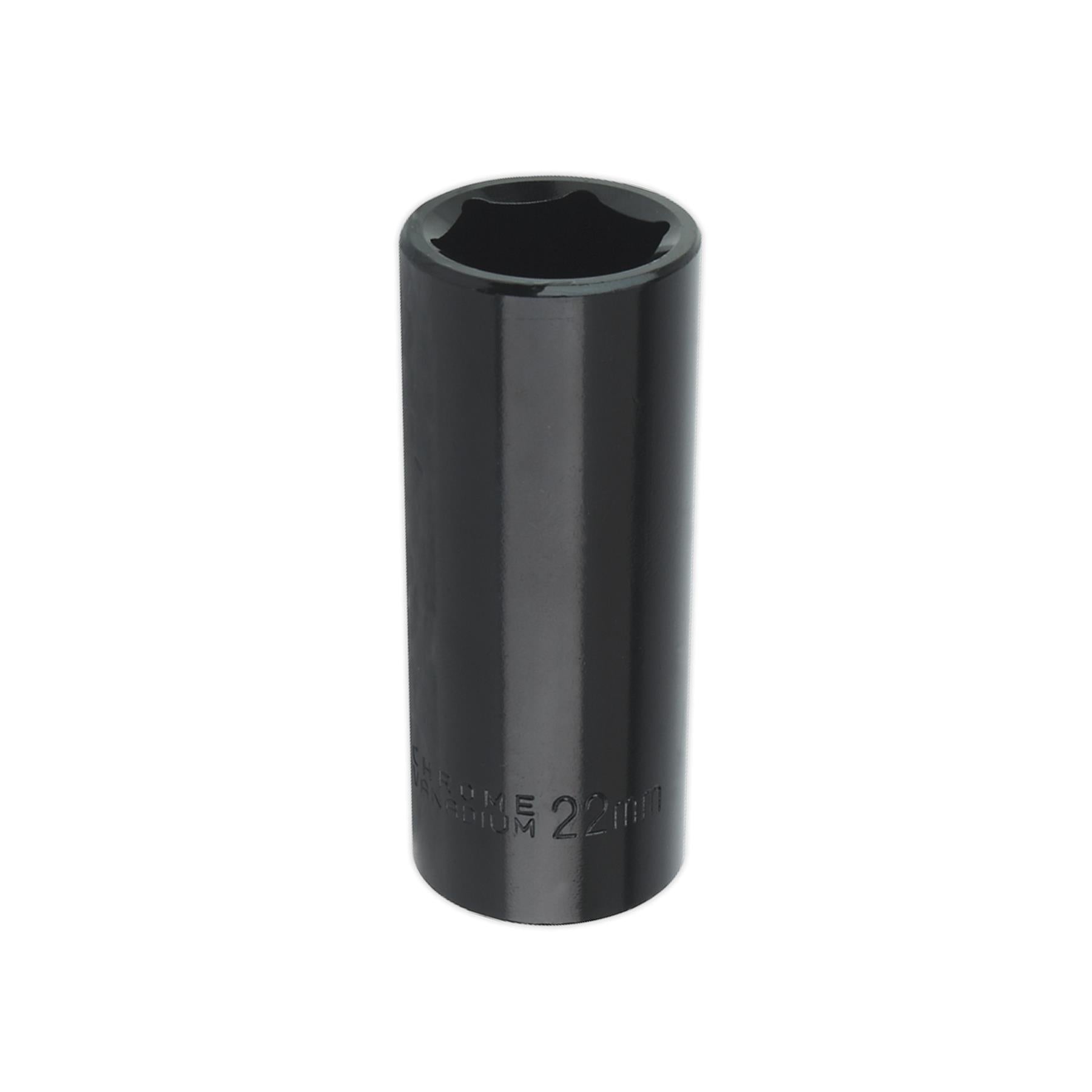 Sealey Impact Socket 22mm Deep 1/2"Sq Drive