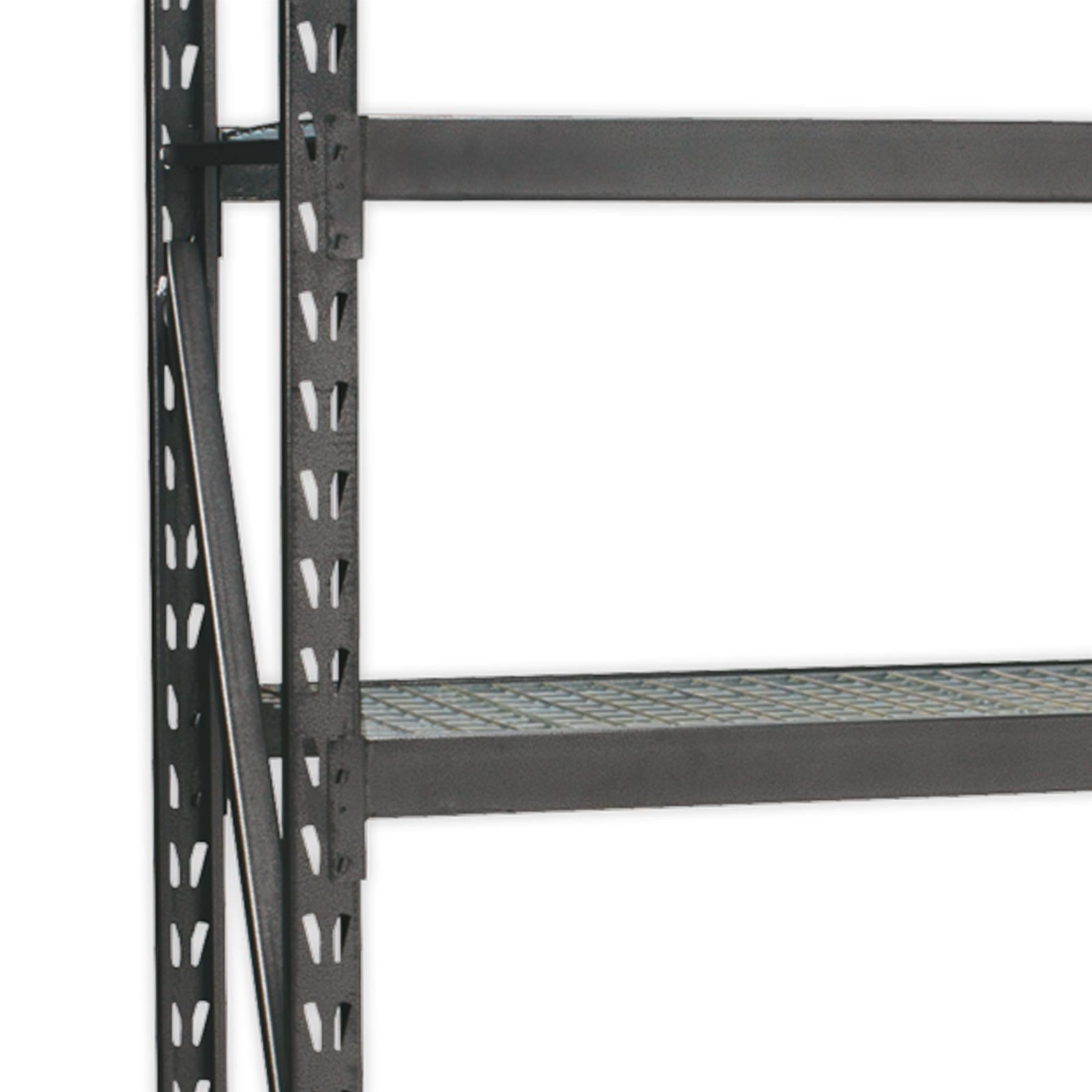 Sealey HD Racking Extension 4 Mesh Shelves 640kg Capacity/Level