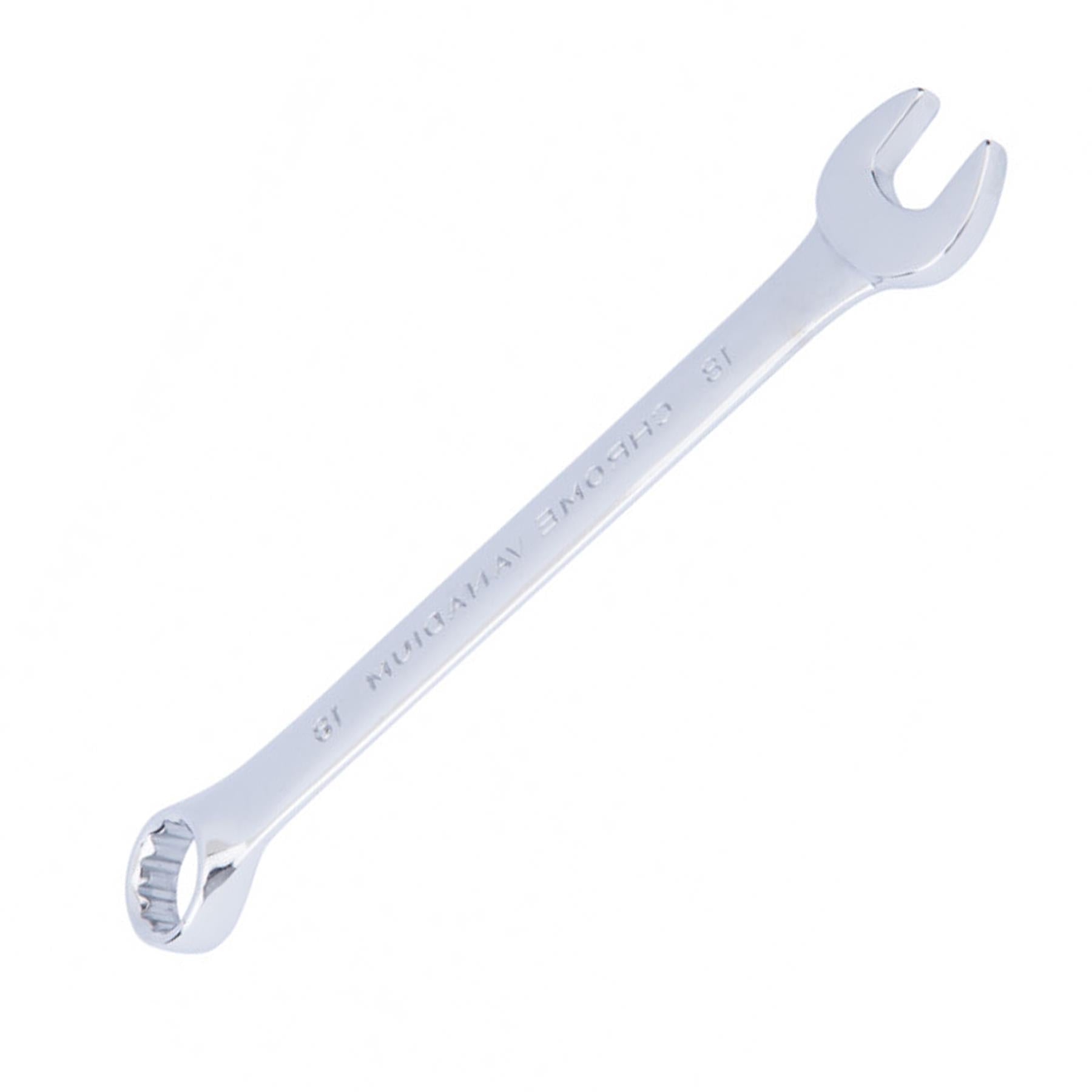 BlueSpot 18mm Fully Polished Chrome Vanadium Spanner Open Ended Head Spanner