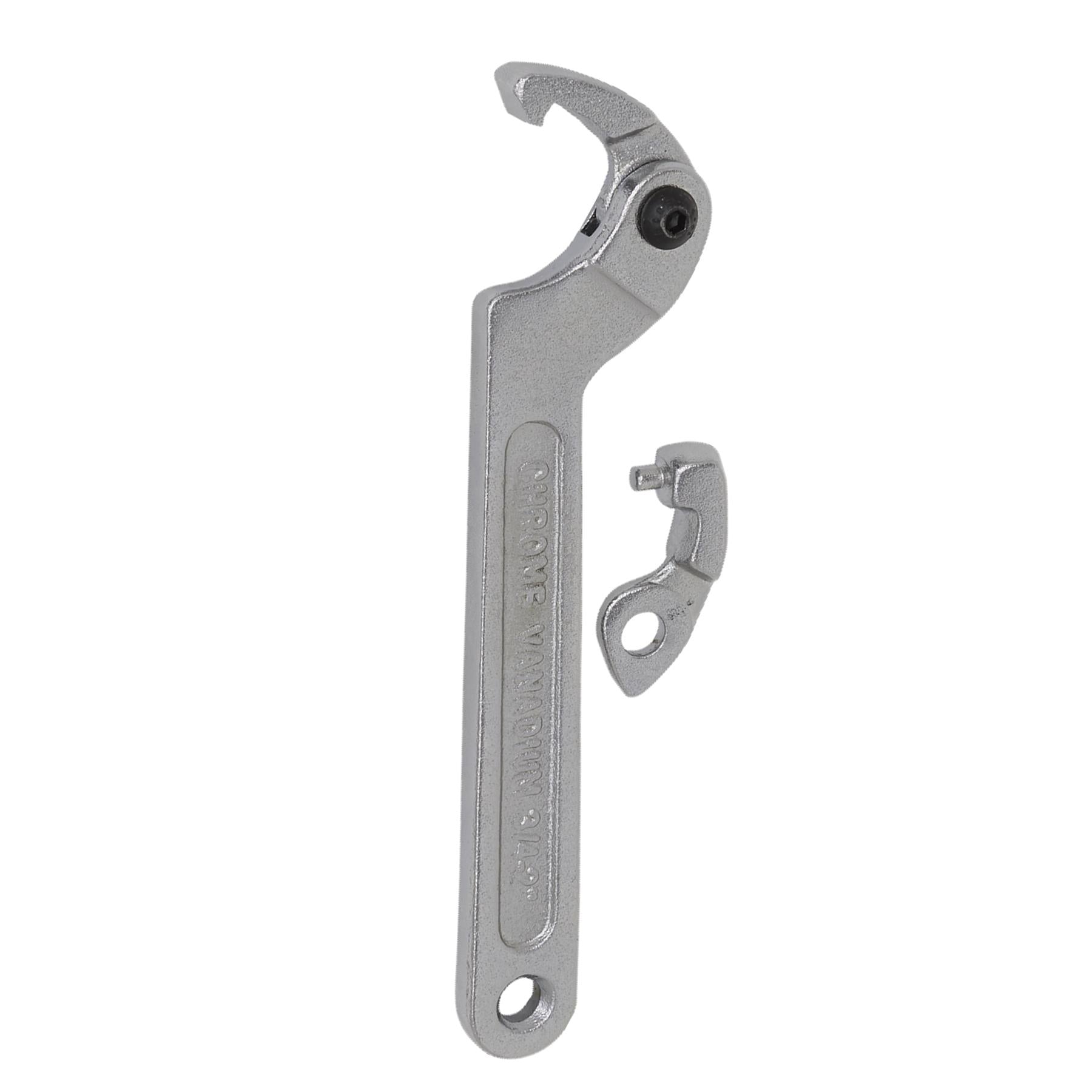 Sealey Adjustable C Spanner - Hook & Pin Wrench Set 3pc 19-51mm