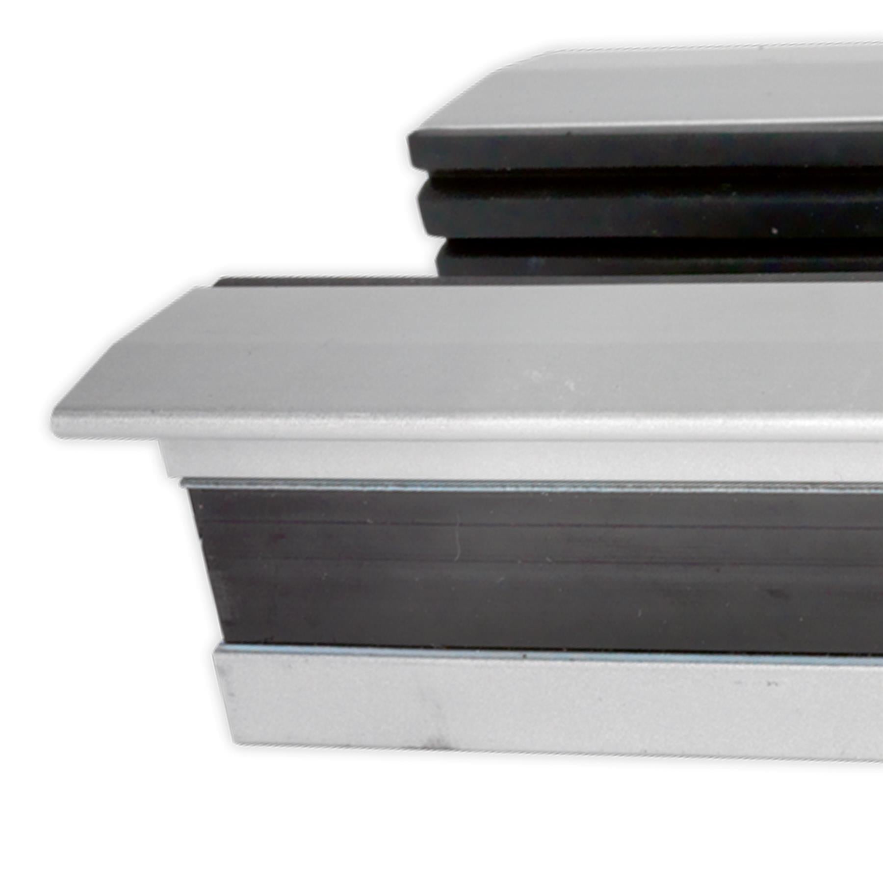 Soft Jaws for Vices -clamping 100mm Aluminium body with soft rubber Sealey