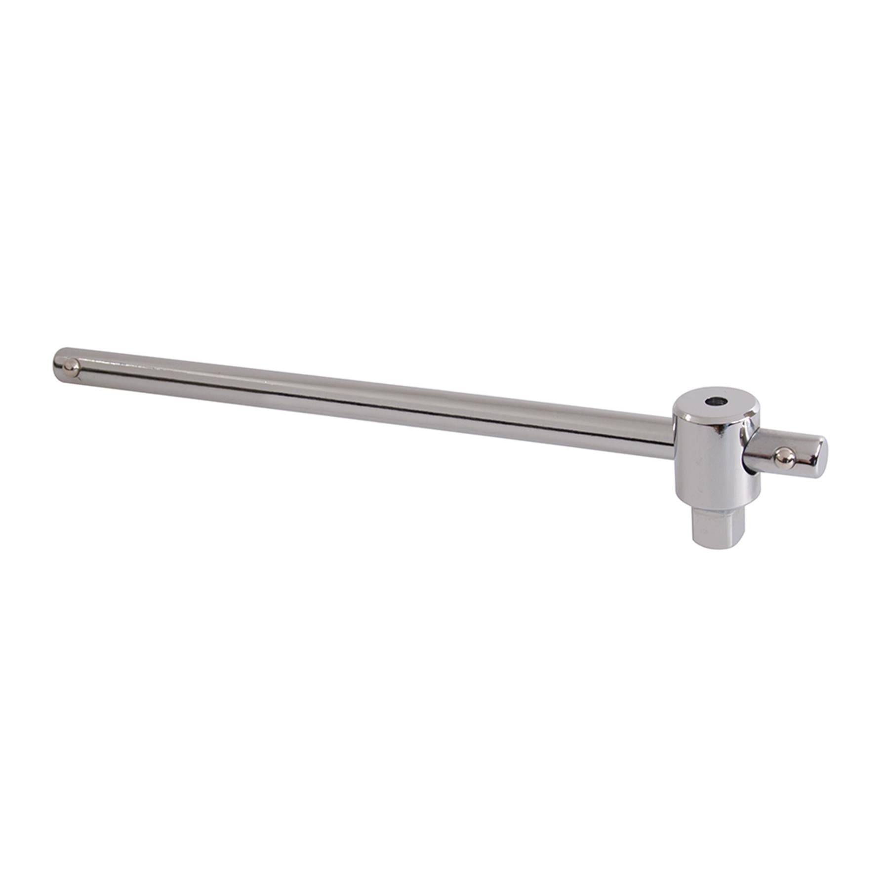 Sliding T-Bar 3/8" 200mm Handle Socket Drive Sping Loaded Strong Hardend