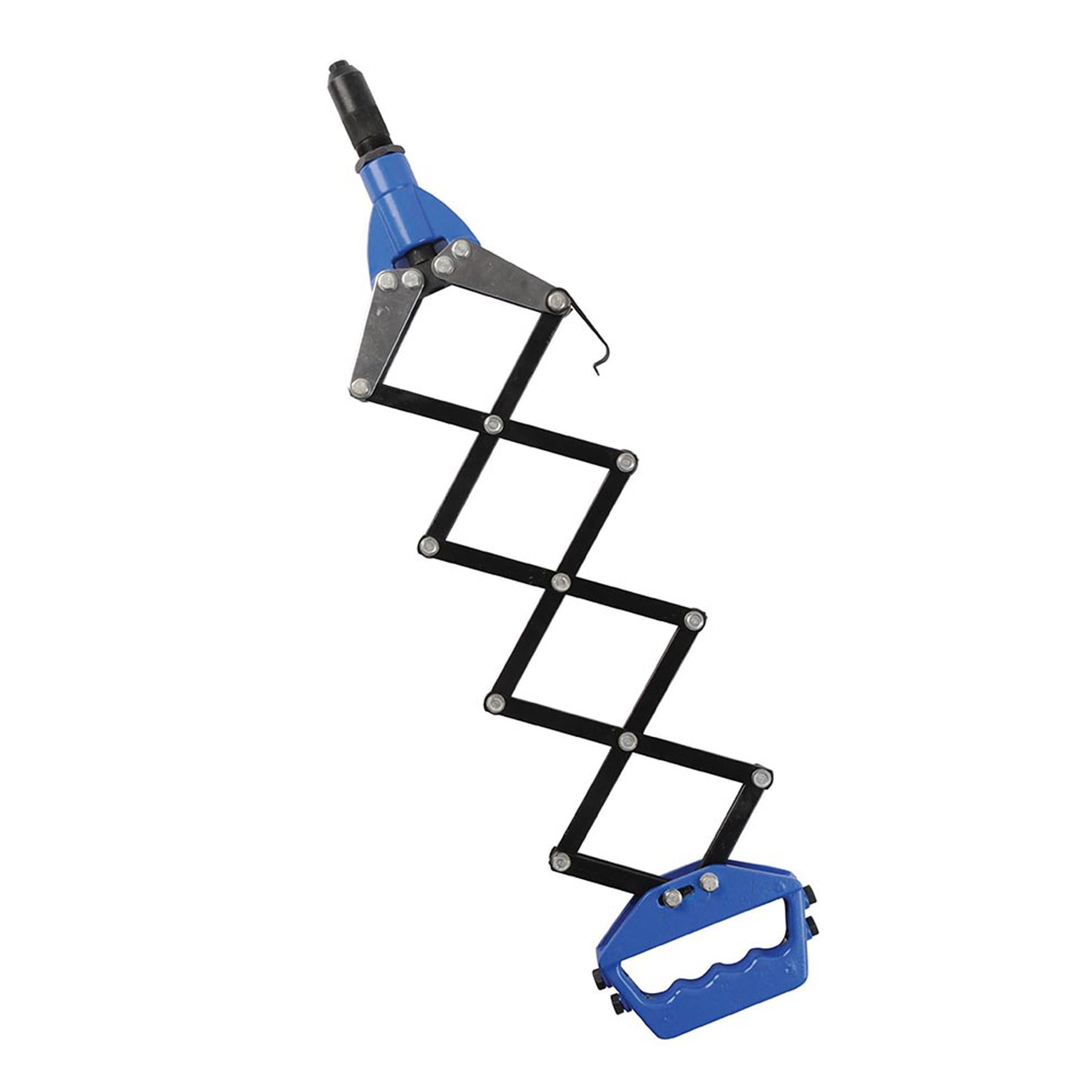 Lazy Tong Riveter 3.2mm - 6.4mm Heavy Duty Carbon Steel Head And Lattice