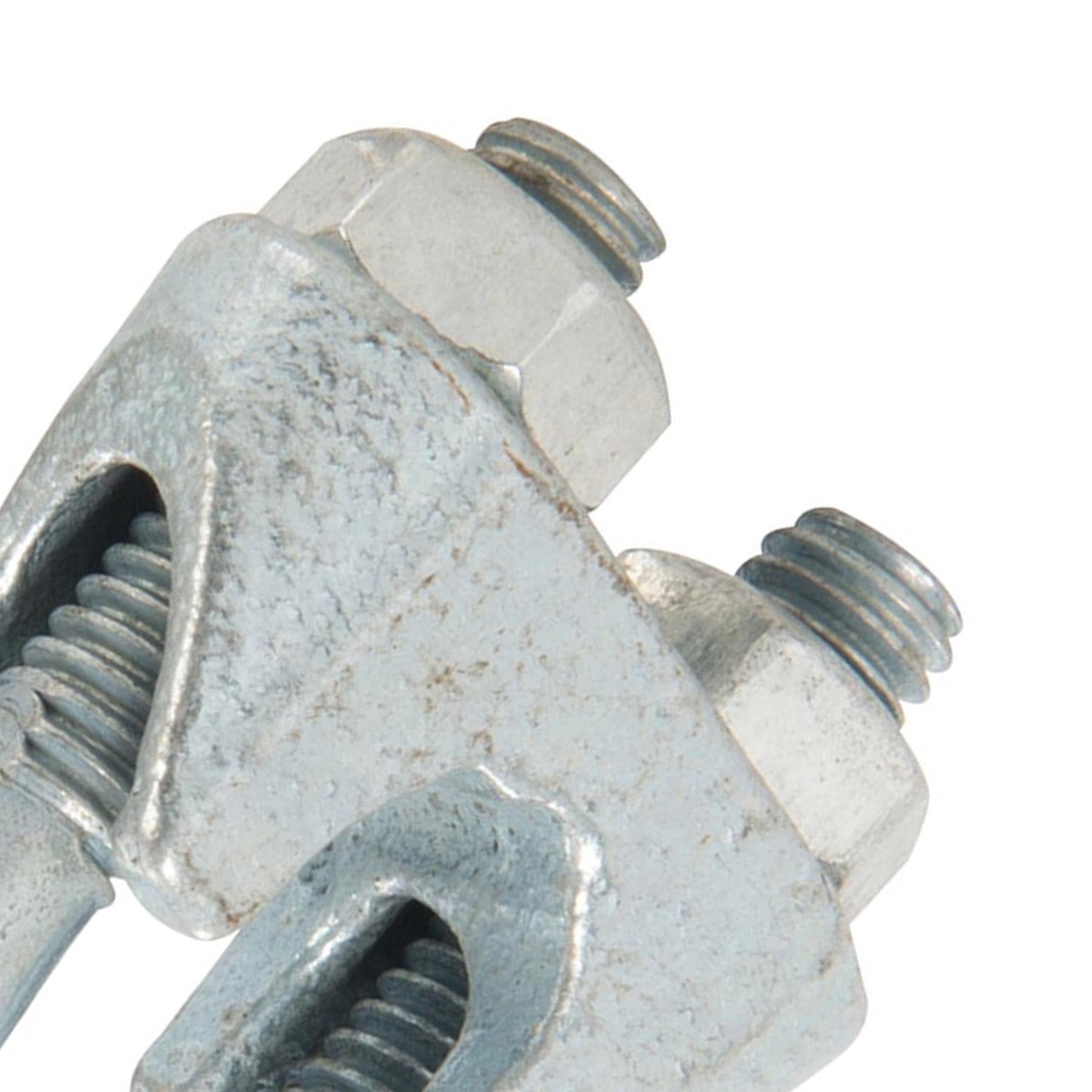 Wire Rope Grips Clamps M10 U Bolts Fitting Cable Cord Tie Heavy Duty Steel Metal