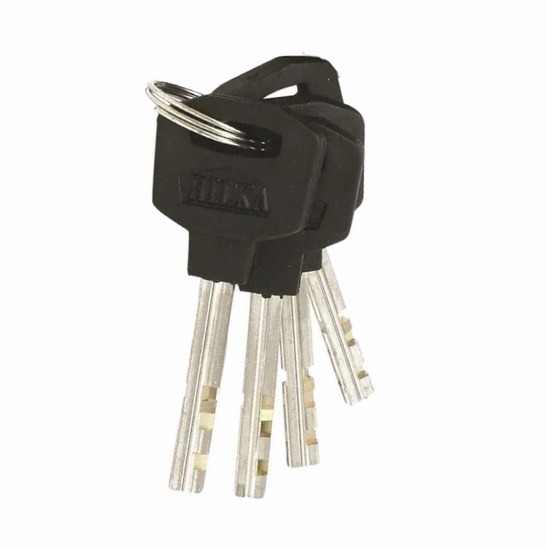 HEAVY DUTY CLOSED SHACKLE PADLOCK 65mm HIGH SECURITY Steel Lock 4 keys