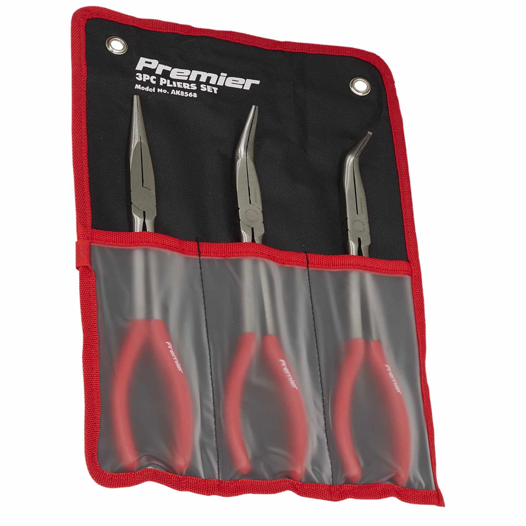 Sealey Needle Nose Pliers Set 3pc 280mm