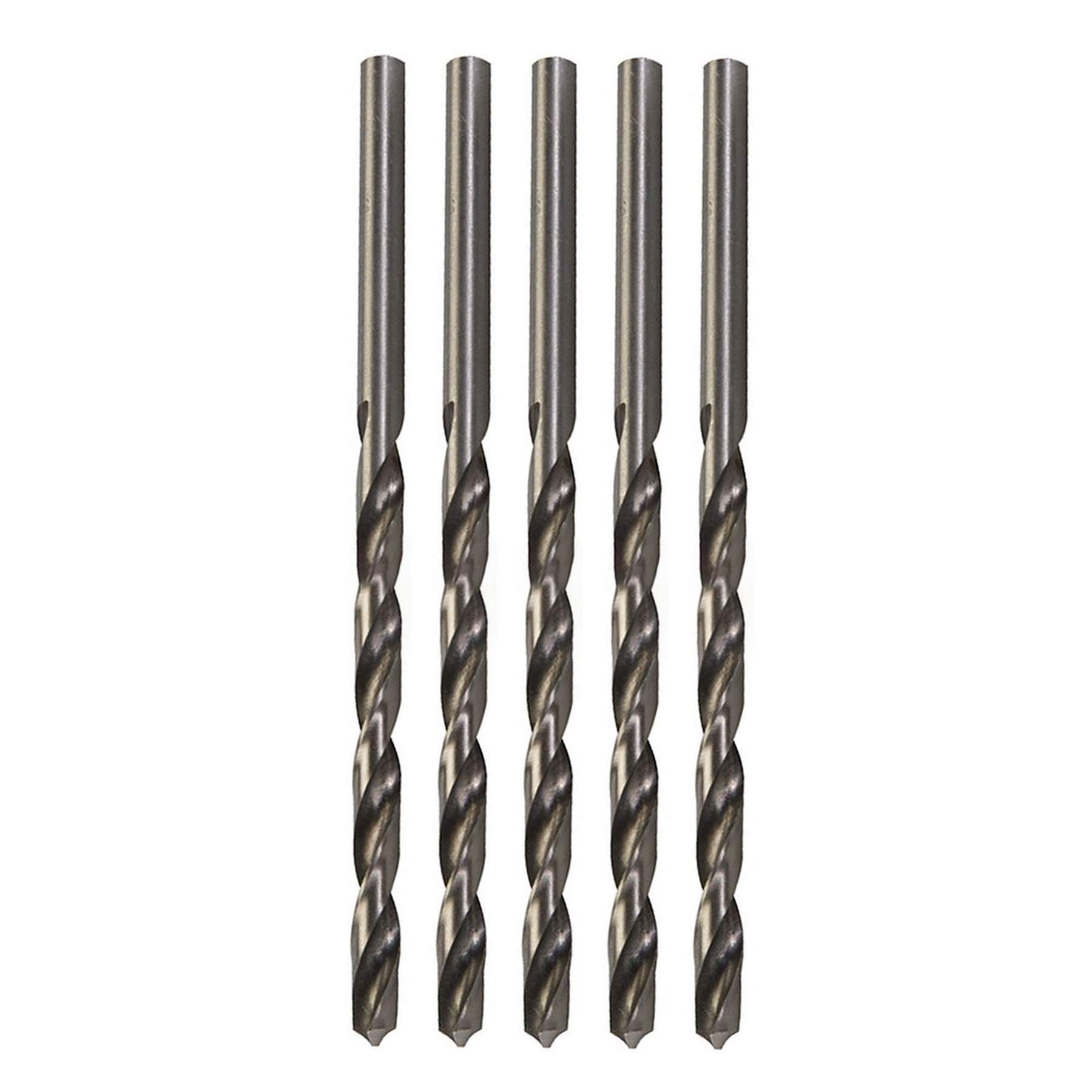 Qaulity 5Pk Metric HSS-R Long Series Bits 8.0mm X 165mm Hand Tool Drills