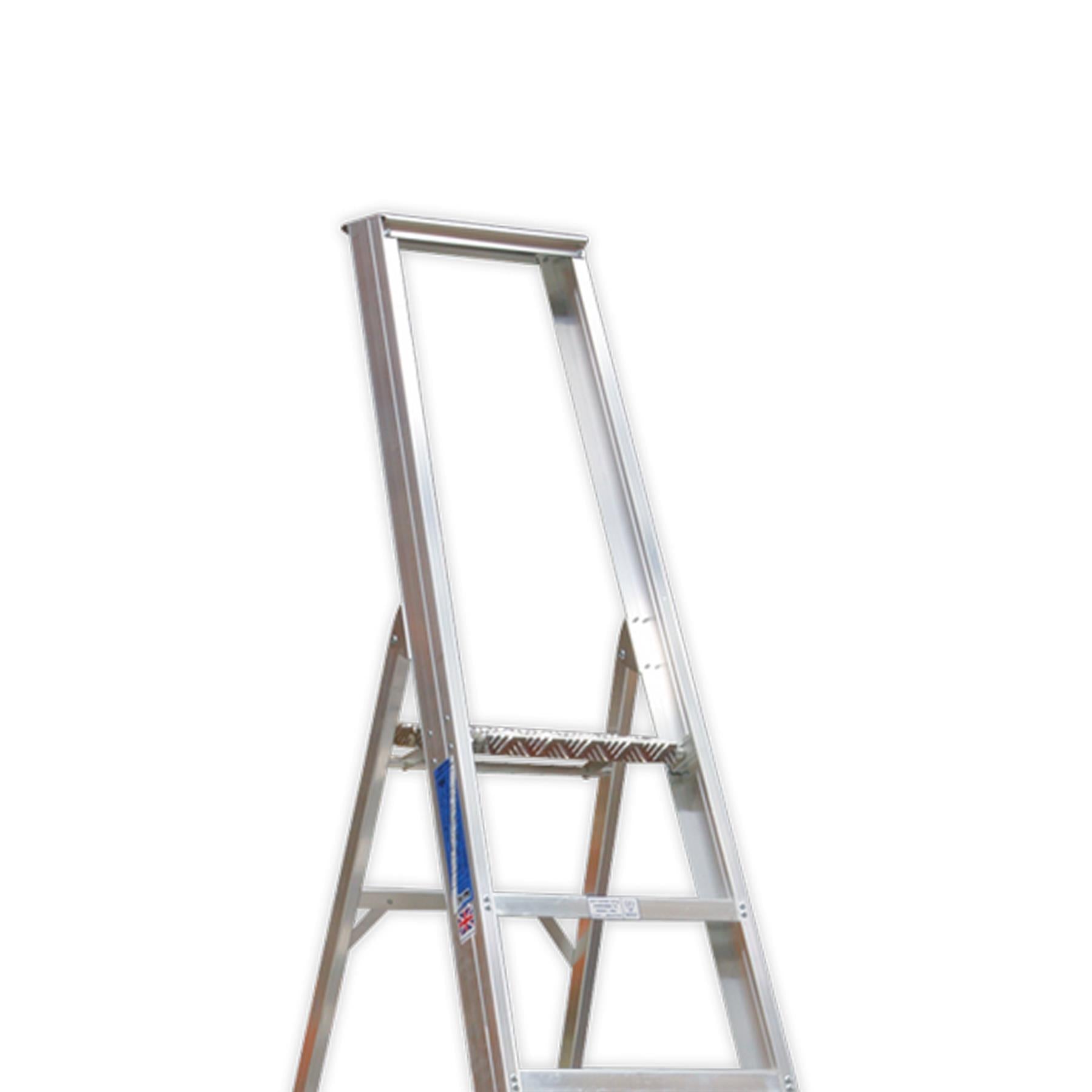 Sealey Aluminium Step Ladder 8-Tread Industrial BS 2037/1