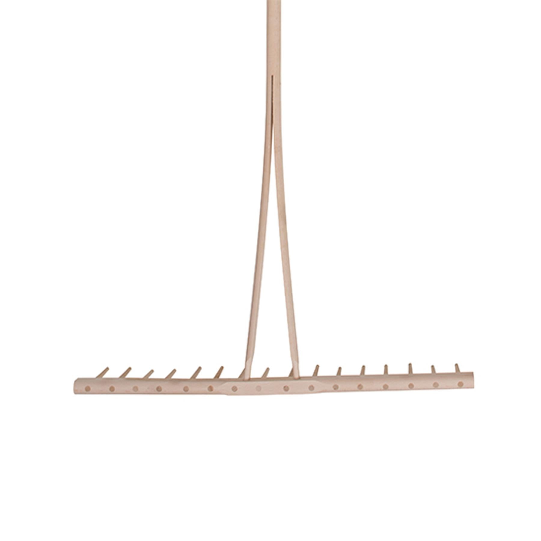 Garden Rakes 1700mm Hay Rake Leaf Adjustable Plastic Metal Gardening Tools