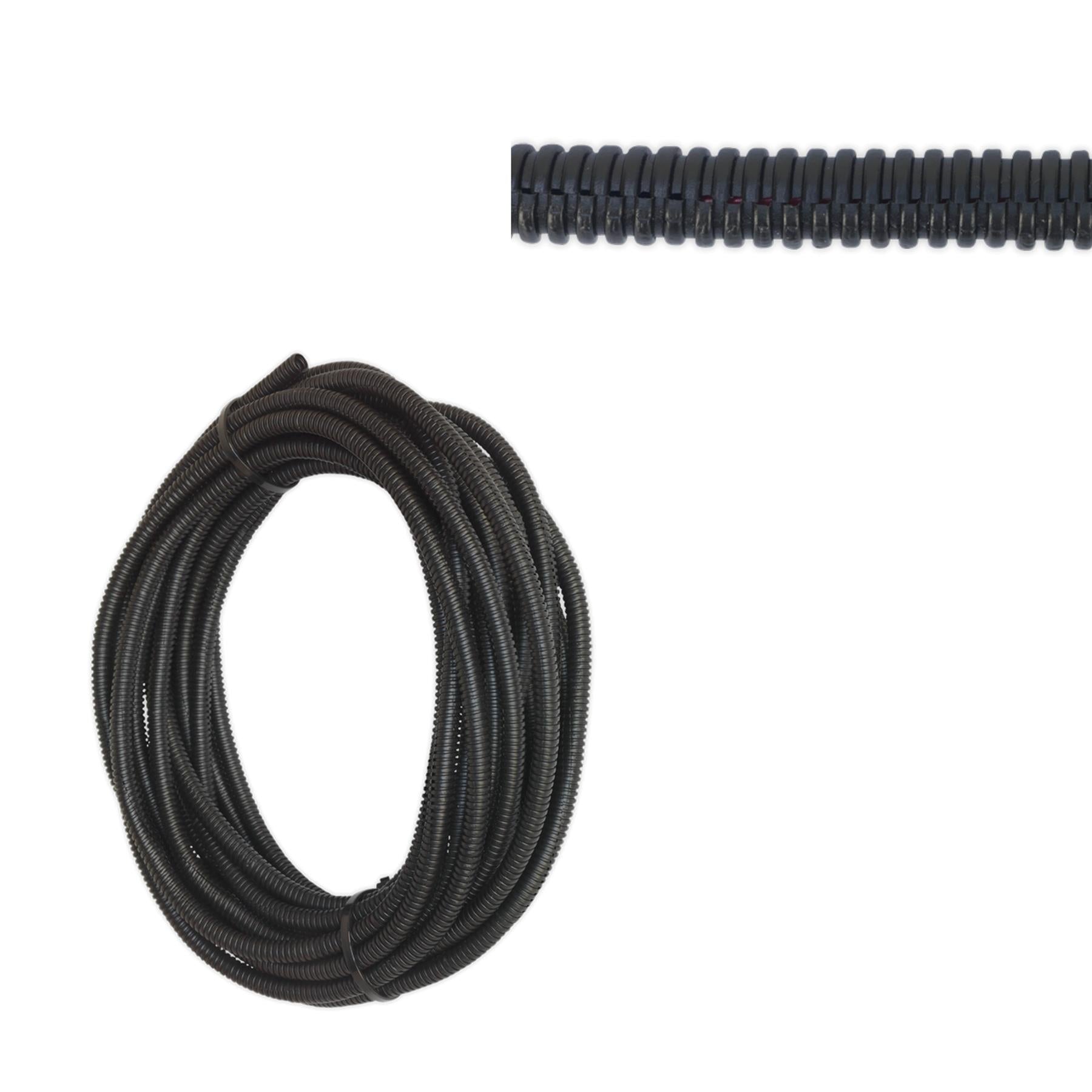 Sealey Convoluted Cable Sleeving Split �7-10mm 10m