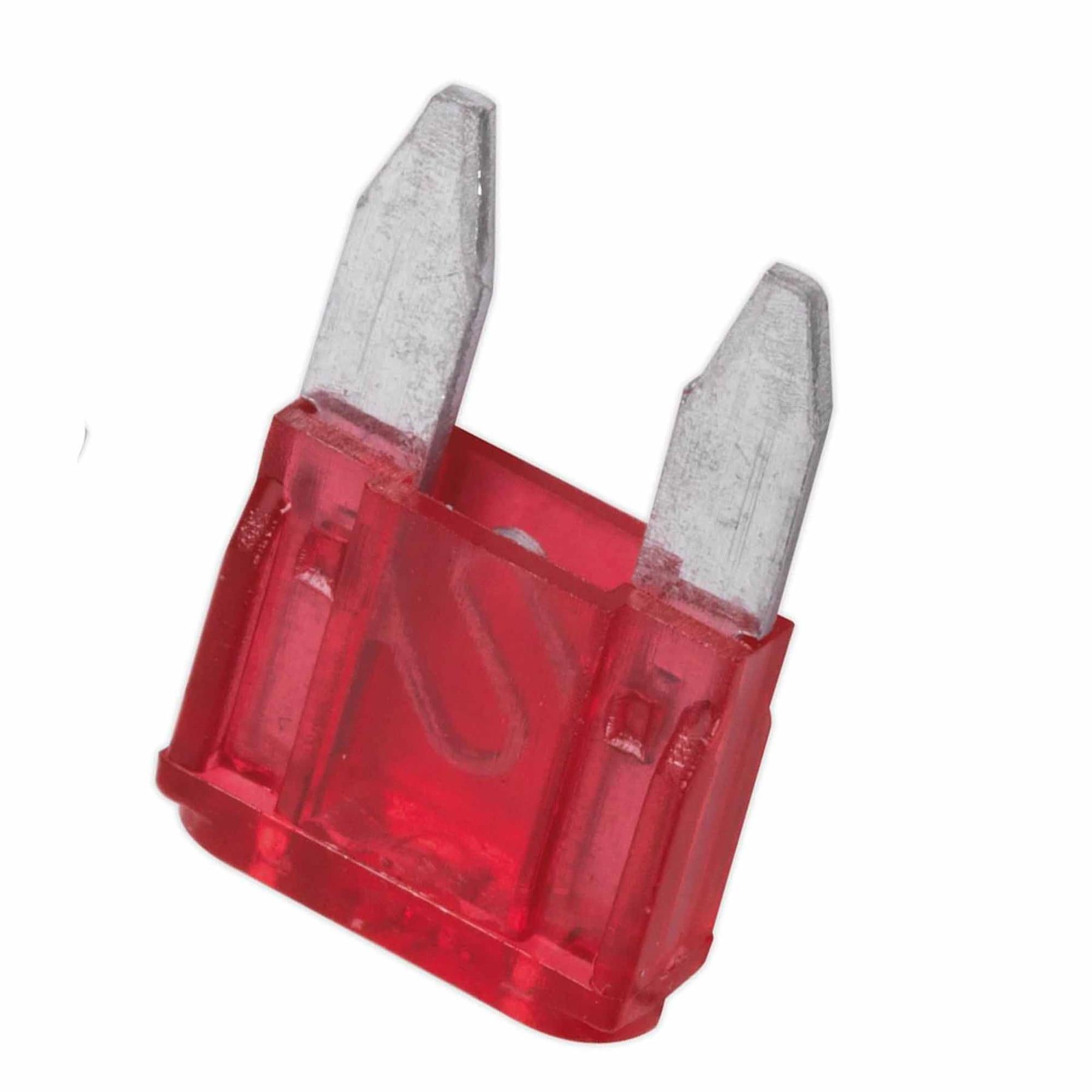 Sealey Automotive MINI Blade Fuse 10A Pack of 50