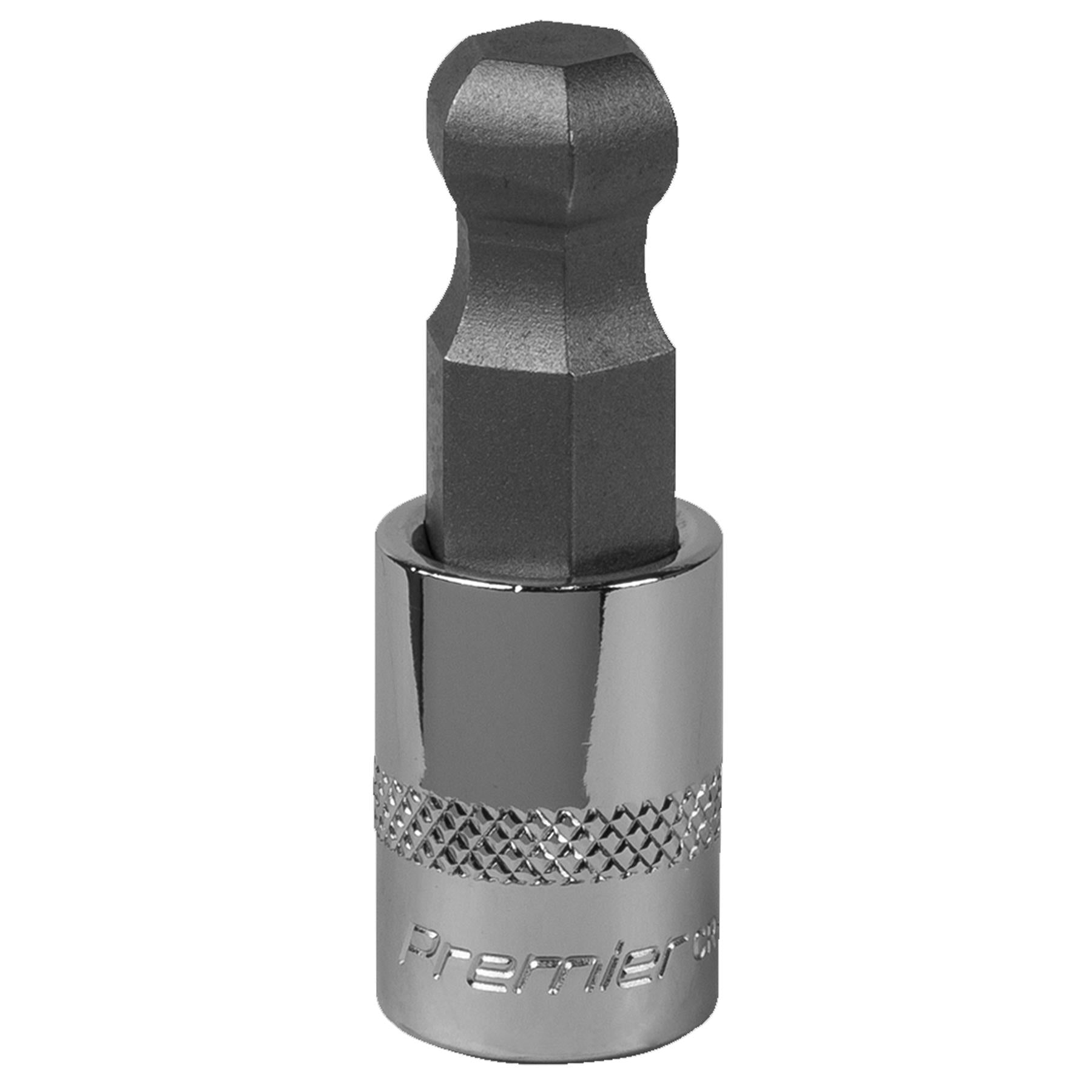 Sealey Ball-End Hex Socket Bit 12mm 3/8"Sq Drive
