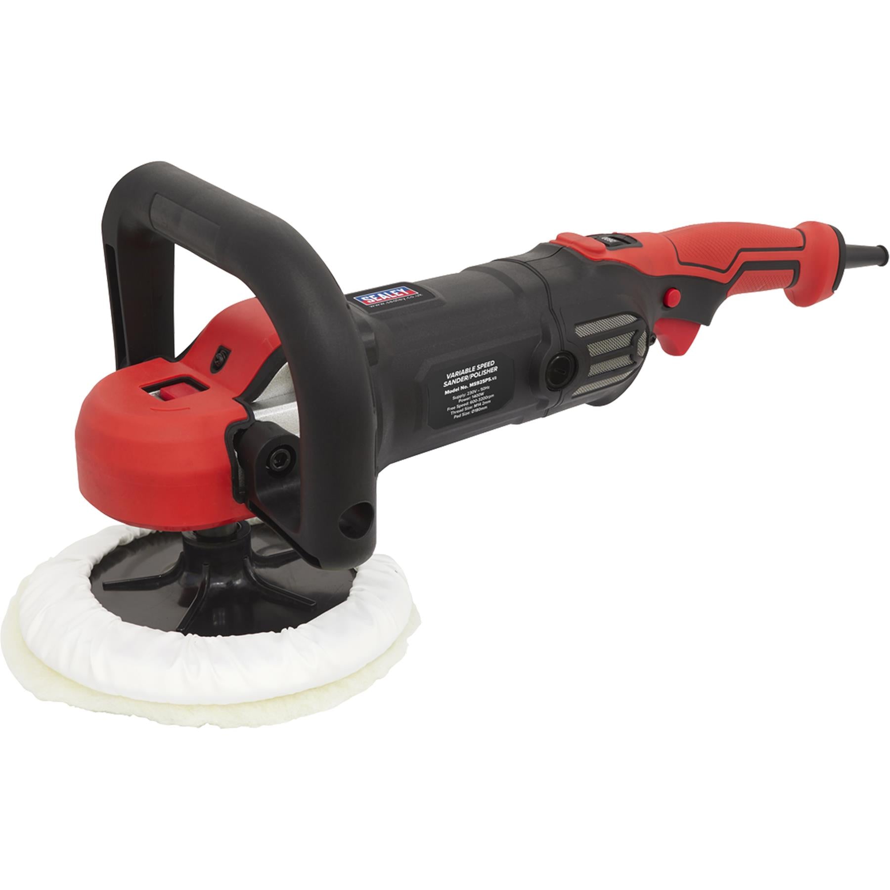 Sealey Sander/Polisher 180mm Variable Speed 1400W/230V