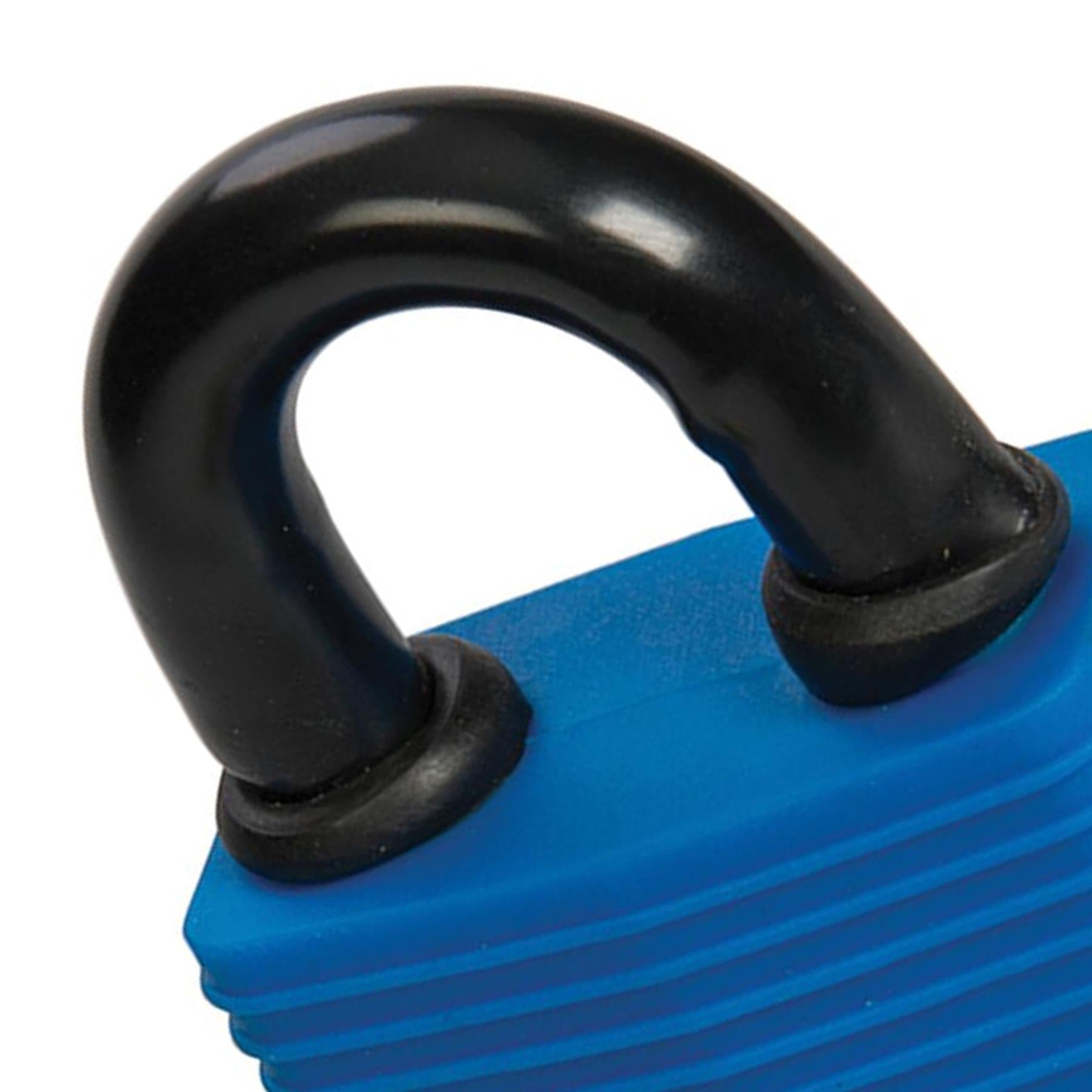 60mm Weather-Resistant Padlock Steel Body & Shackle With Rubber Coating