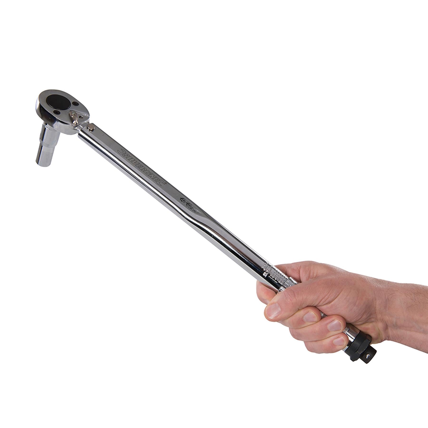 Torque Wrench 8 - 105Nm 3/8" Drive Vanadium Steel With Reversible Ratchet Head