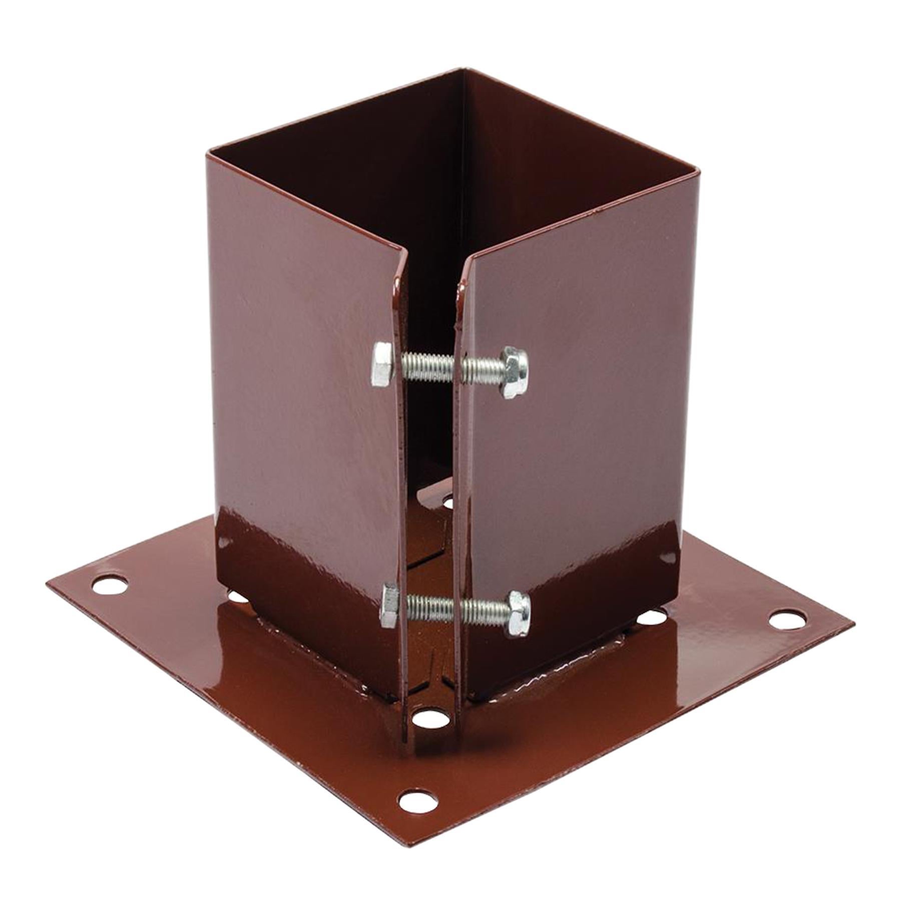 Fence Post Holders / Support - Metal - 3" Bolt Down 75 mm Like Metpost Bolt Grip 4PC