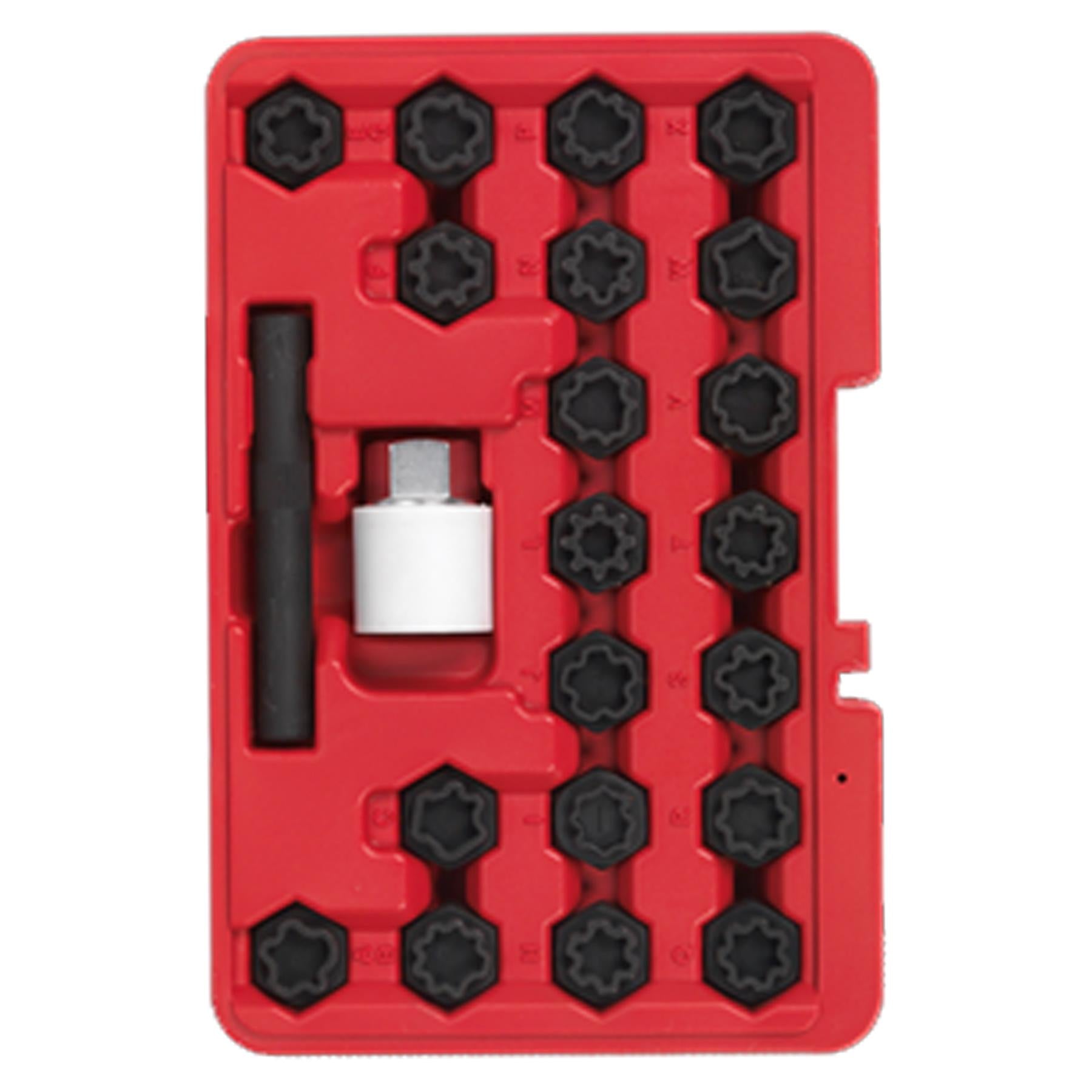 Sealey Locking Wheel Nut Key Set 22pc - Audi