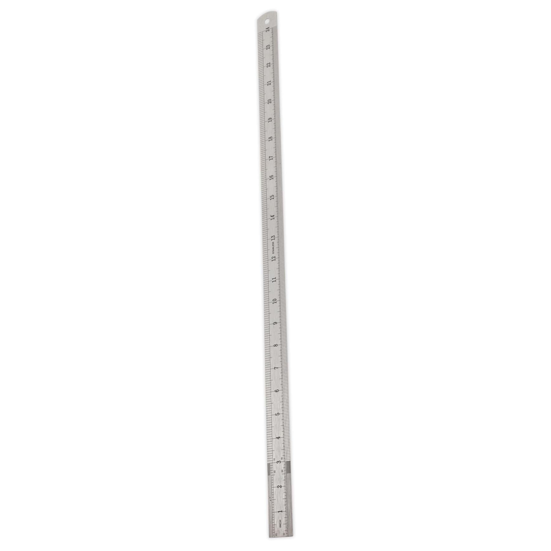Sealey Steel Rule 600mm/24"