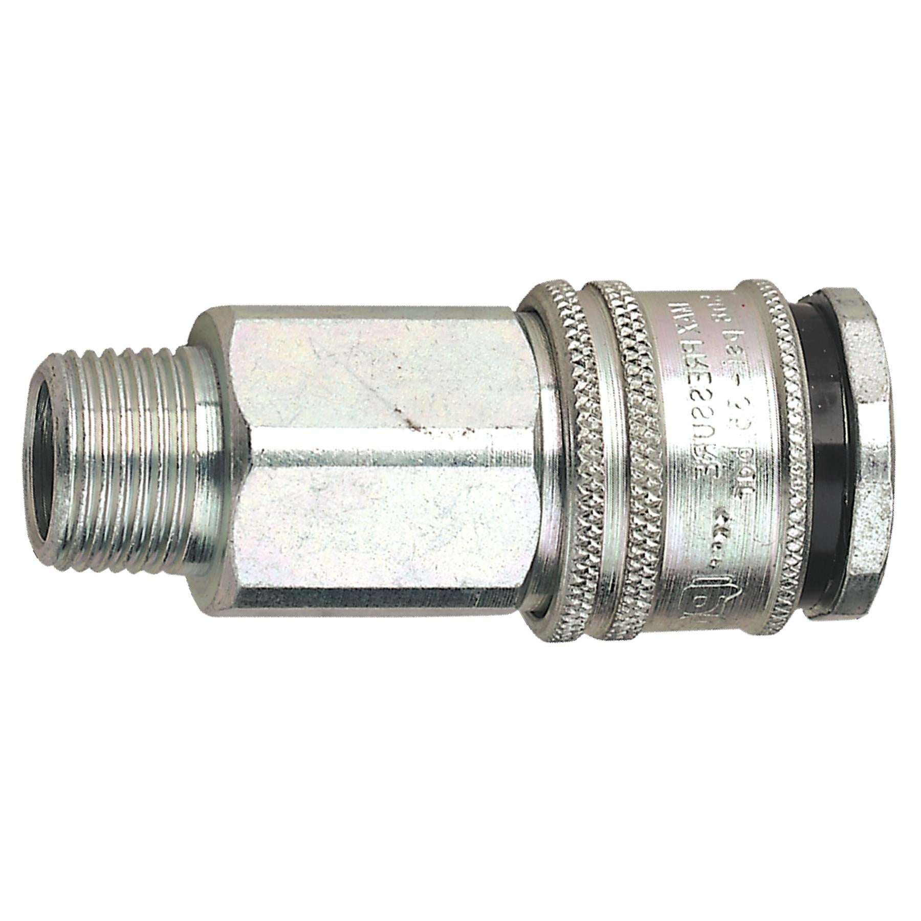 Sealey Coupling Body Male 3/8"BSPT Hardened steel construction