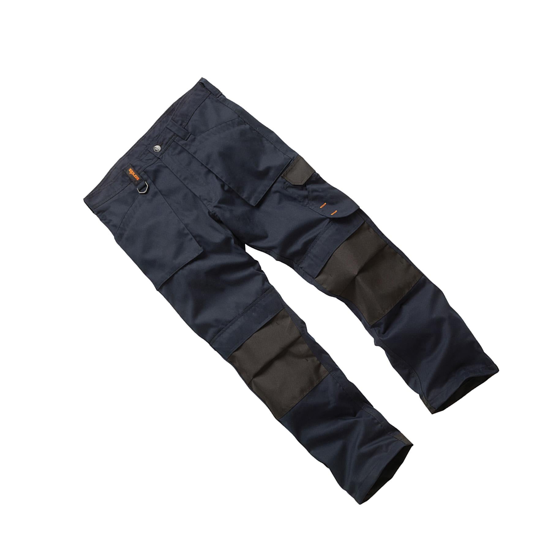 Scruffs Worker Trousers | Trade Hard Wearing Work Trousers NAVY (30S)