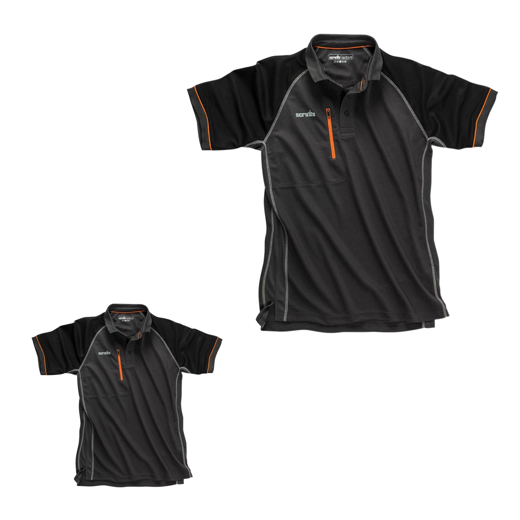 Scruffs Trade Active Polo Shirt Graphite (Size: XL) Men's Work T-Shirt