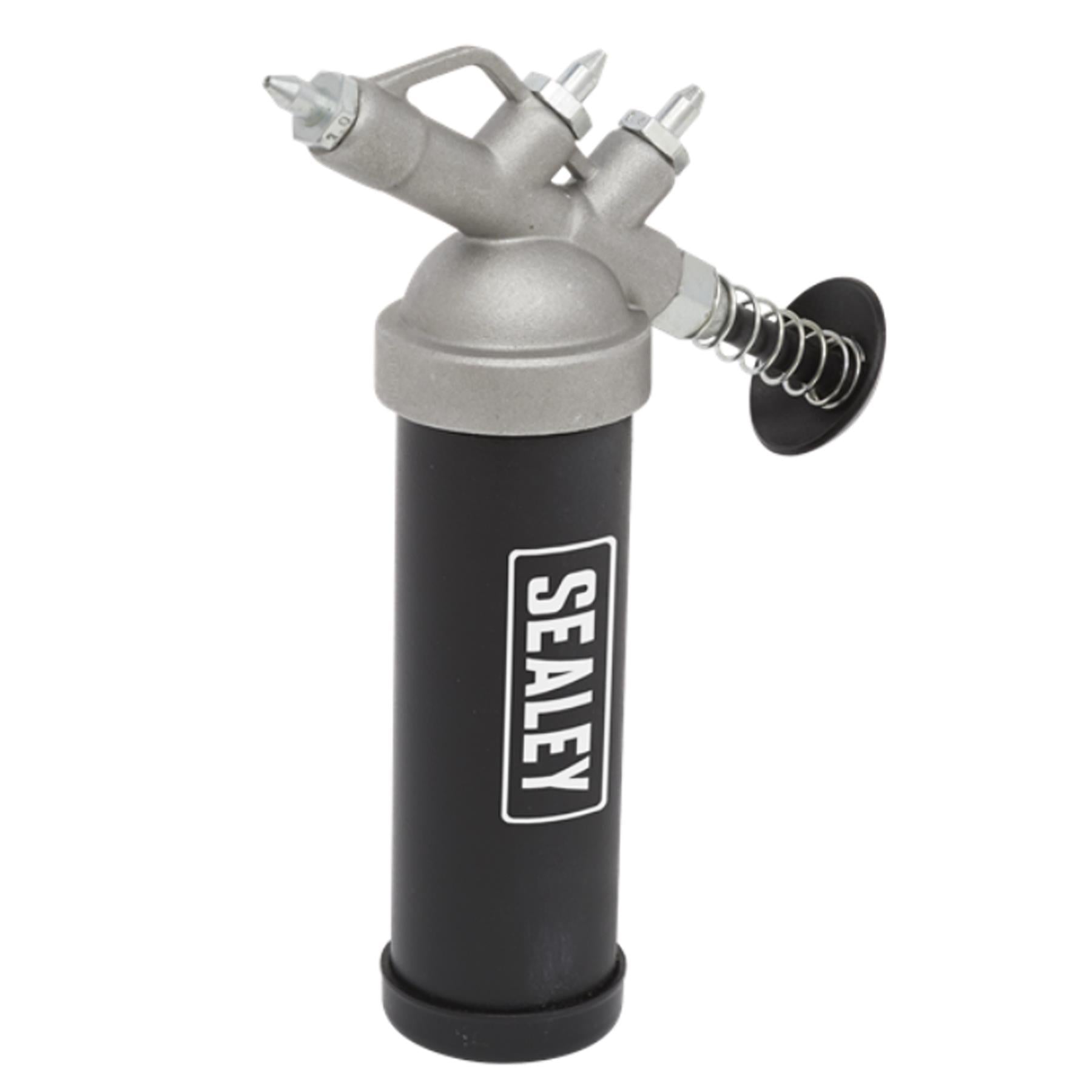 Sealey Push Type Mini Grease Gun With 0.7mm, 1.0mm and 1.4mm Nozzles