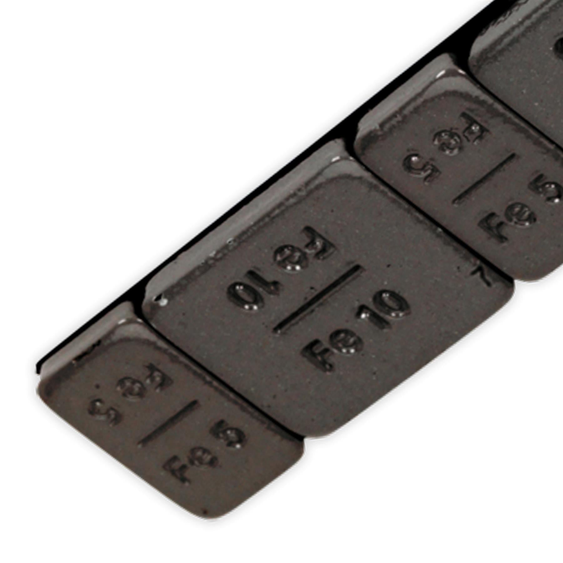 Wheel Weight 5 & 10g Adhesive Zinc Plated Steel Pk of 50x8 Sealey