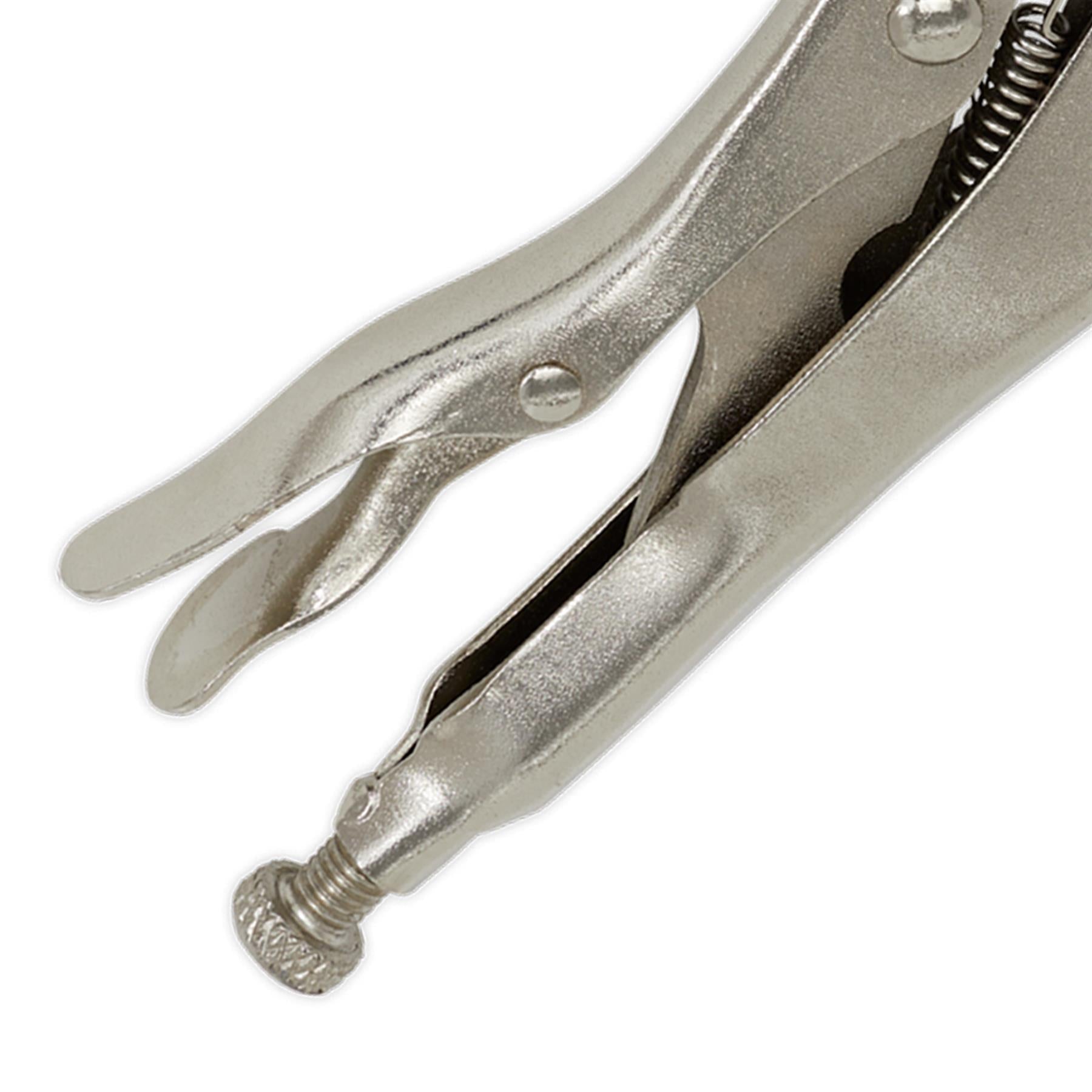 Sealey Locking Pliers 175mm Curved Jaw