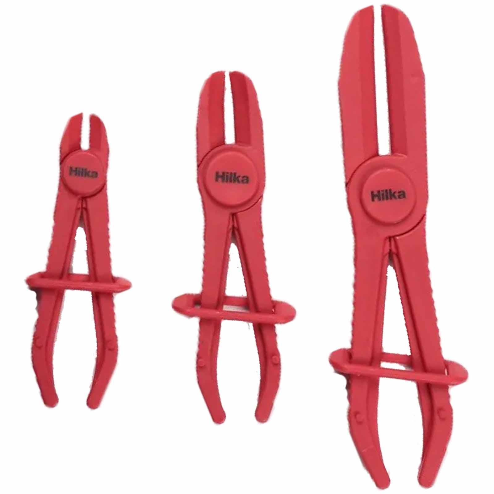 3Pc Hose Pliers Pipe Clamps Brake Plier Free Hands Plastic Radiator Brakes Pipes