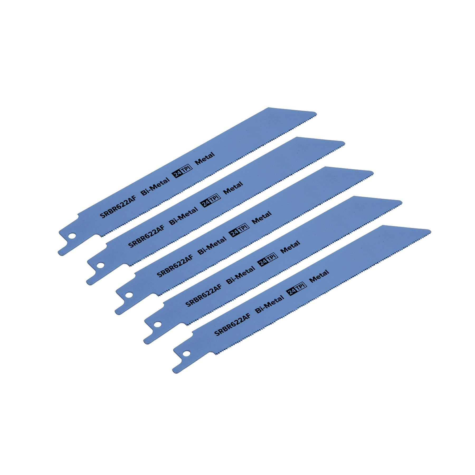 Sealey Reciprocating Saw Blade Metal 150mm 24tpi - Pack of 5