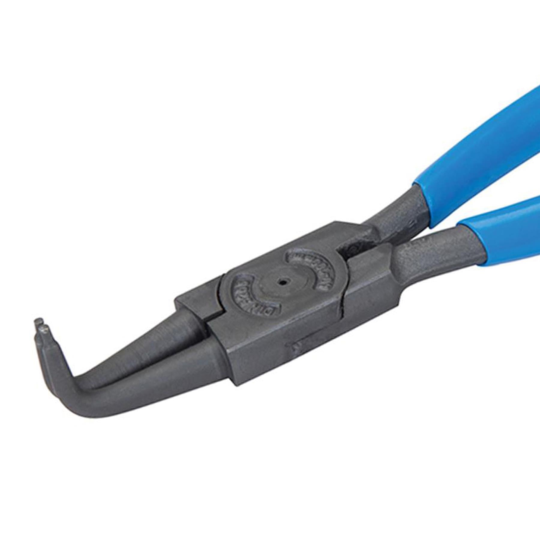 King Dick Inside Circlip Pliers Bent Soft Grip Handles 200mm