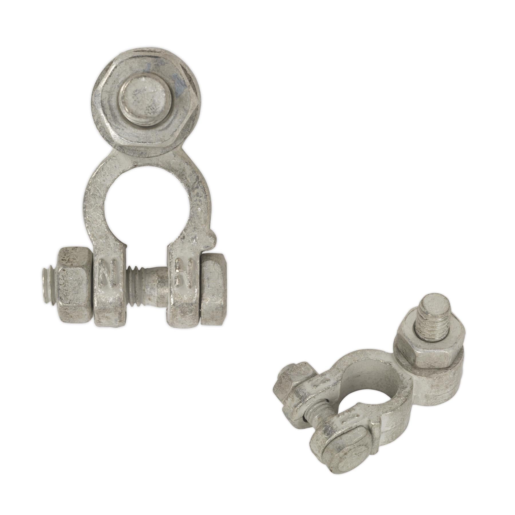 Sealey Battery Terminal - Post with Washer & Nut 24V Neg Pack of 5