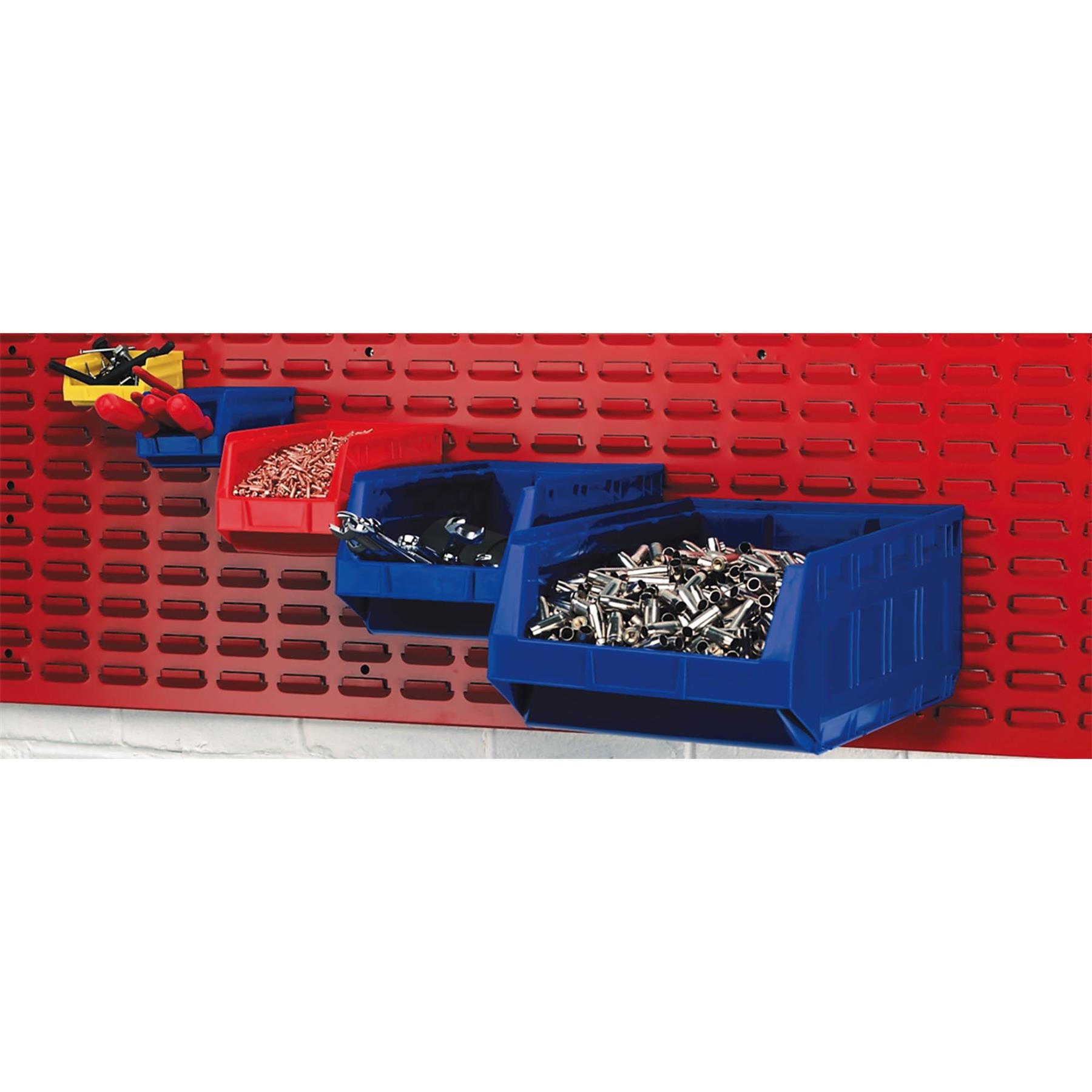 Sealey Plastic Storage Bin 310 x 500 x 190mm - Blue Pack of 12